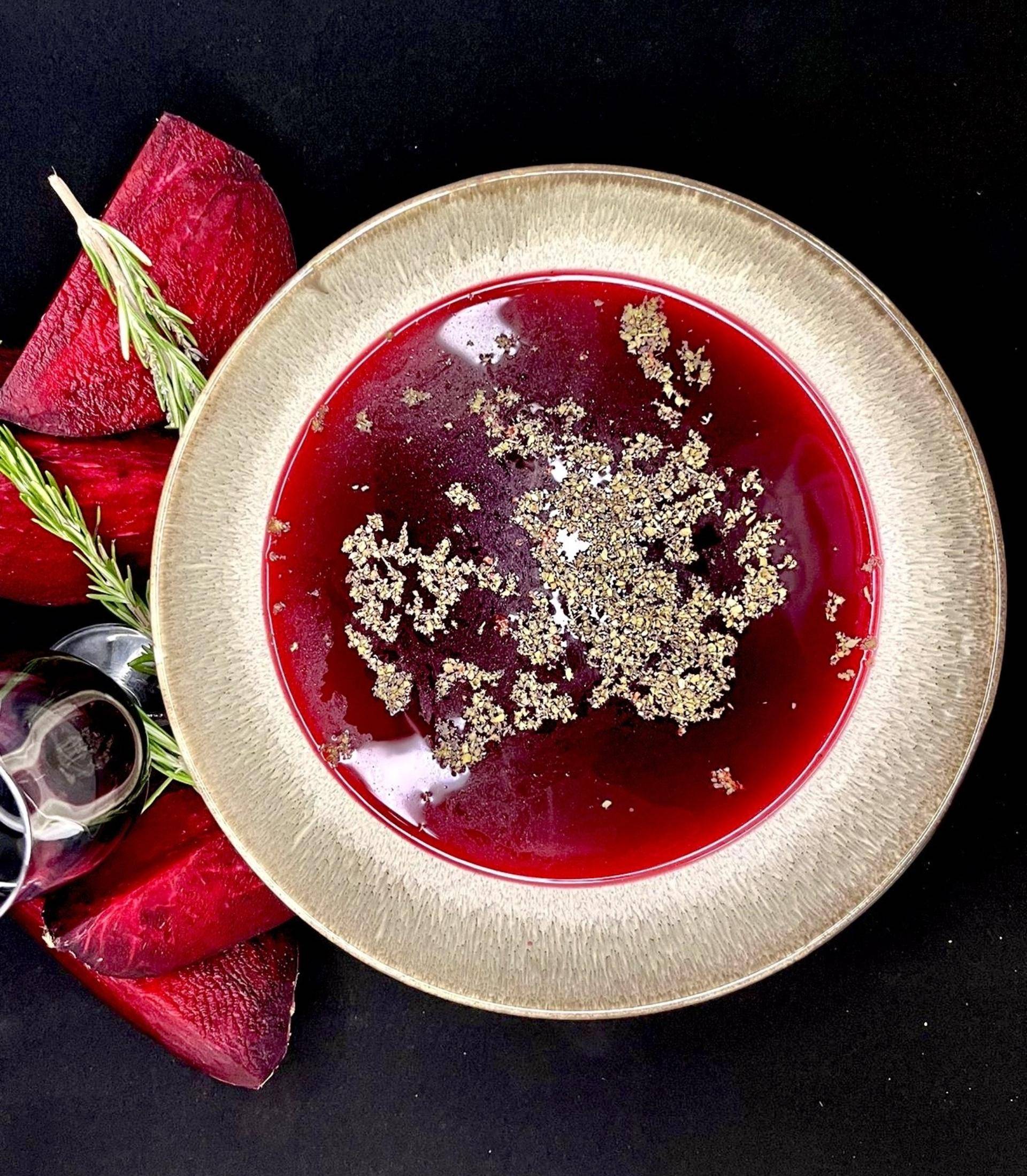 Barszcz czerwony z malinami - przepisy Cook4Me | Tefal