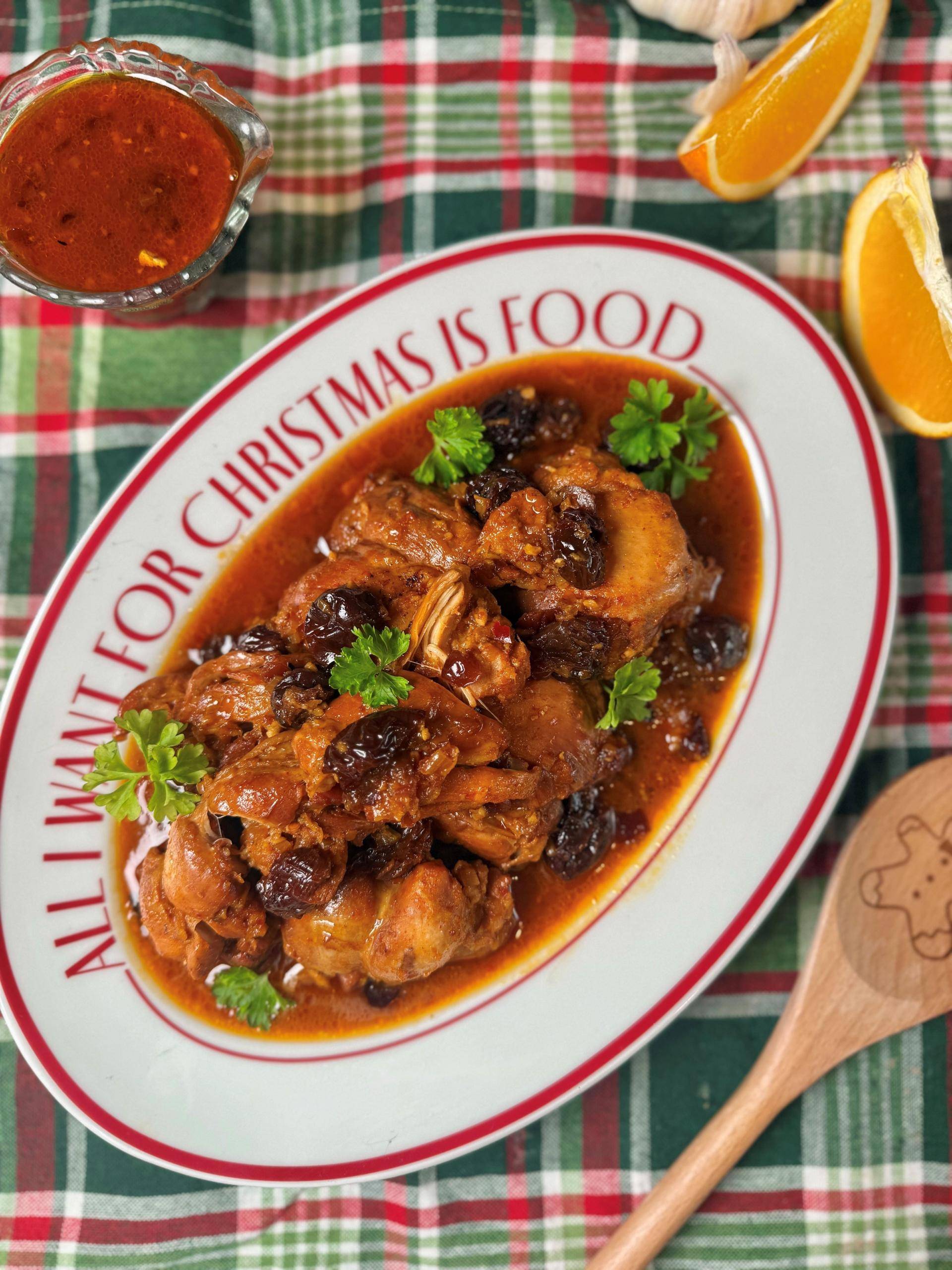 Udka z kurczaka w pomarańczach z goździkami i imbirem - przepisy Cook4Me | Tefal