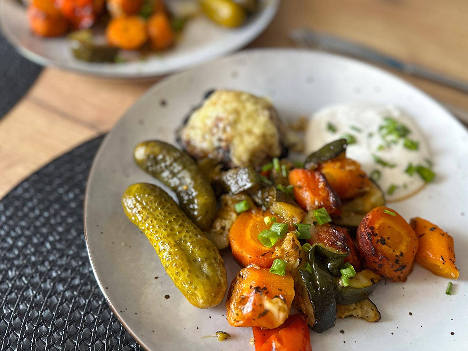 Keto faszerowane pieczarki z warzywami - przepisy Cook4Me | Tefal