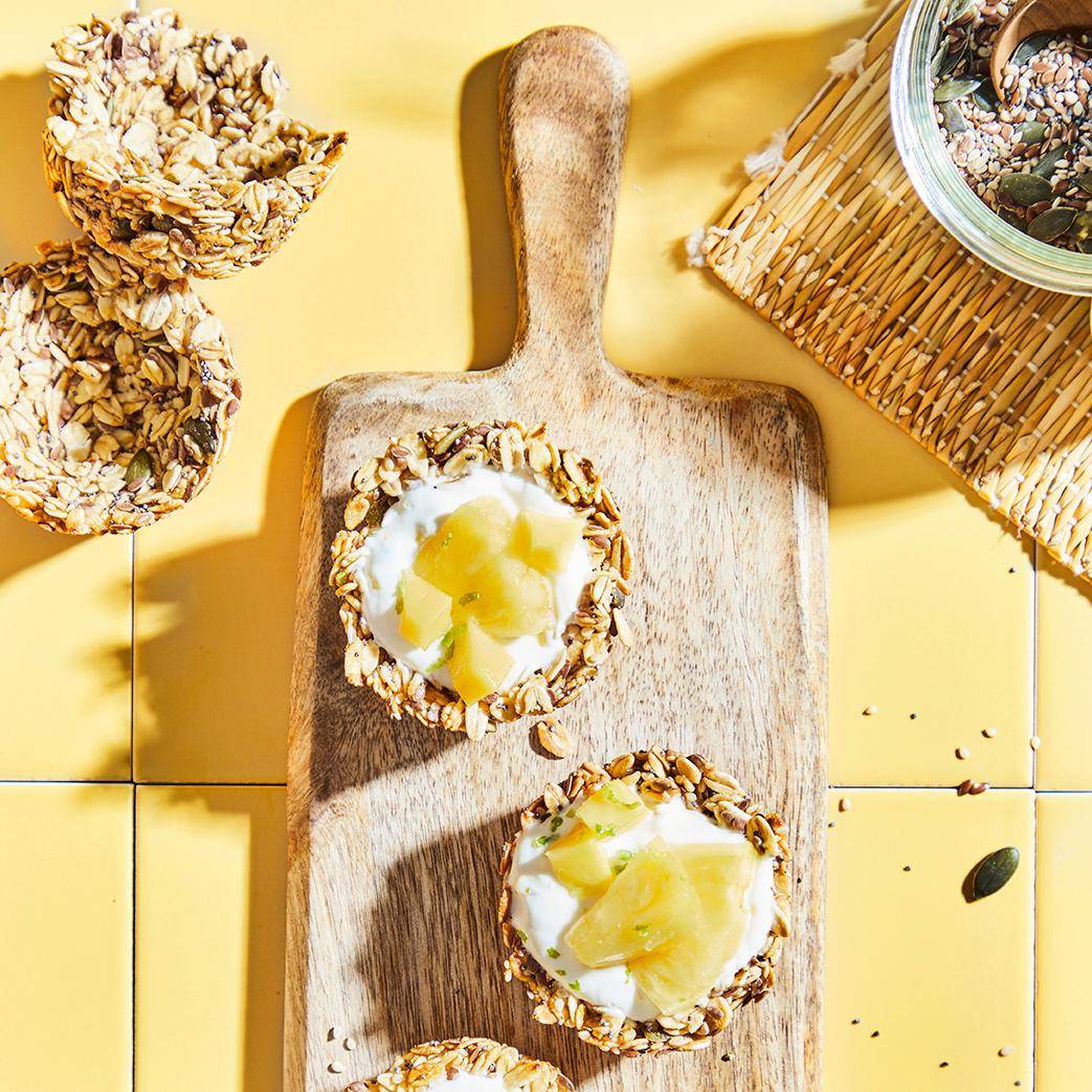 Formy z granoli z jogurtem i owocami - przepisy Cake Factory | Tefal