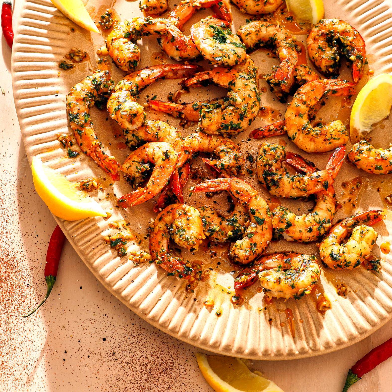Czosnkowe krewetki po hiszpańsku (Gambas al ajillo) - przepisy EASY FRY & GRILL 2 in 1 MECHANICAL | Tefal