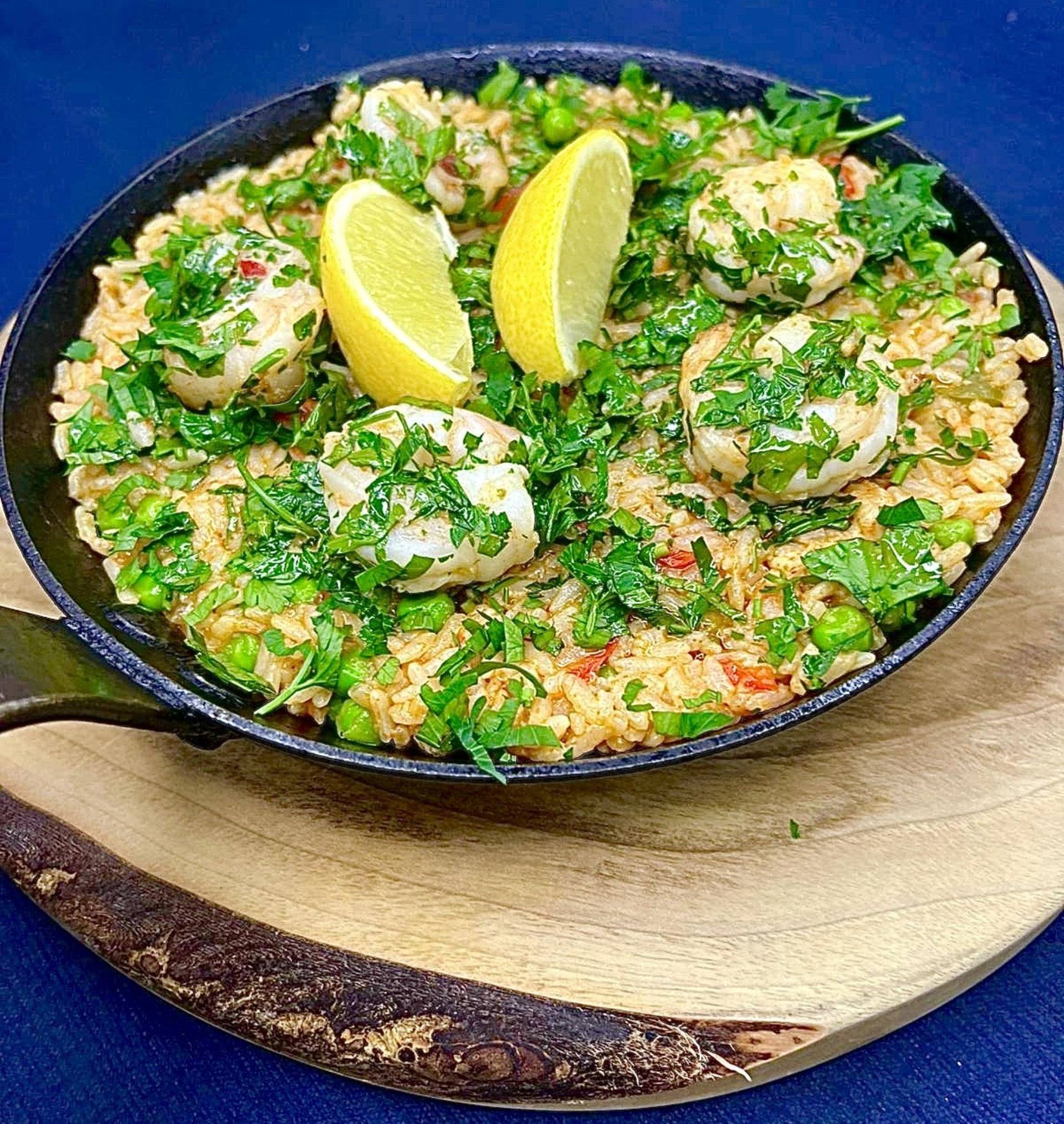 Paella z kurczakiem i krewetkami - przepisy Cook4Me | Tefal