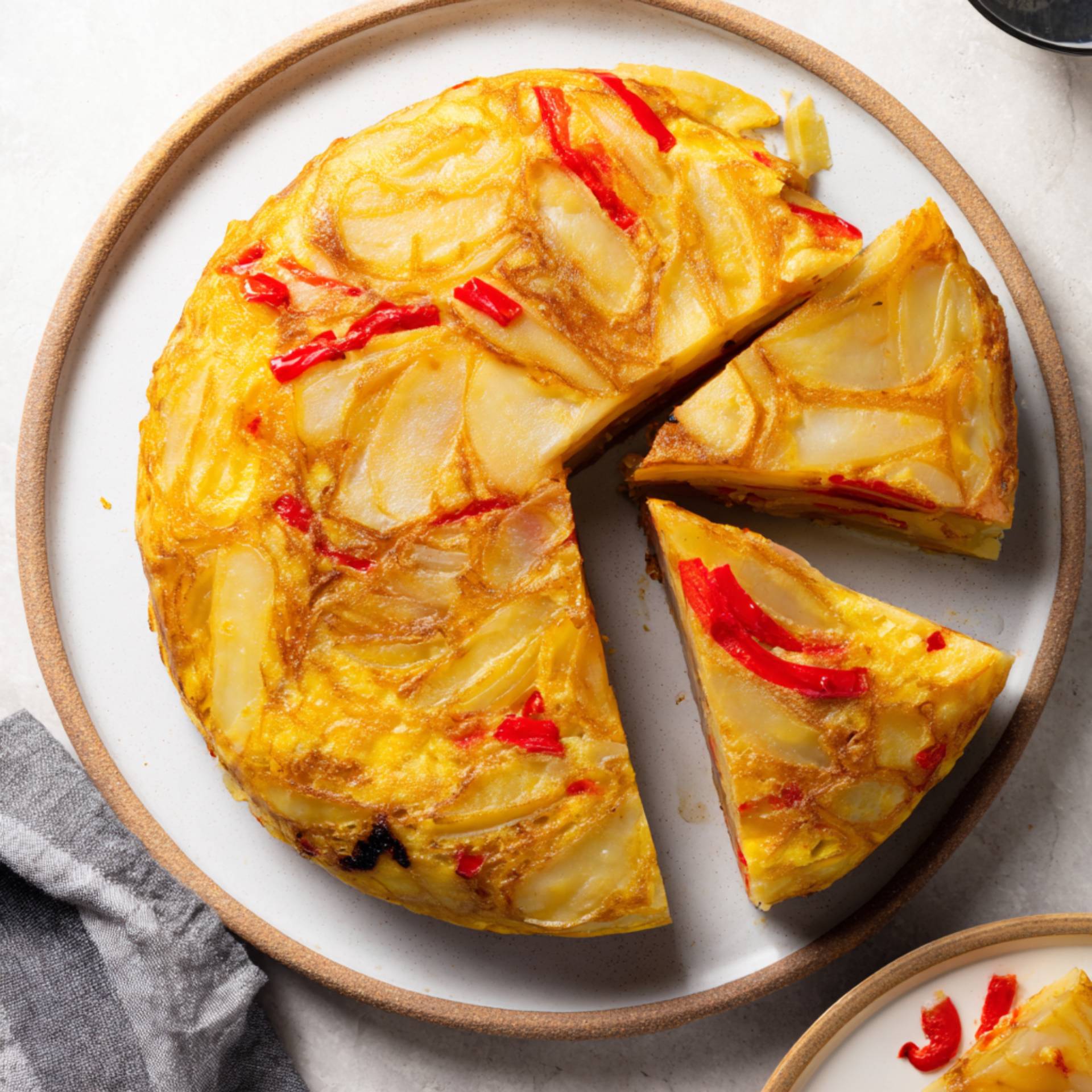 Omlet hiszpański (Tortilla de Patatas) z warzywami - przepisy Cook4Me | Tefal