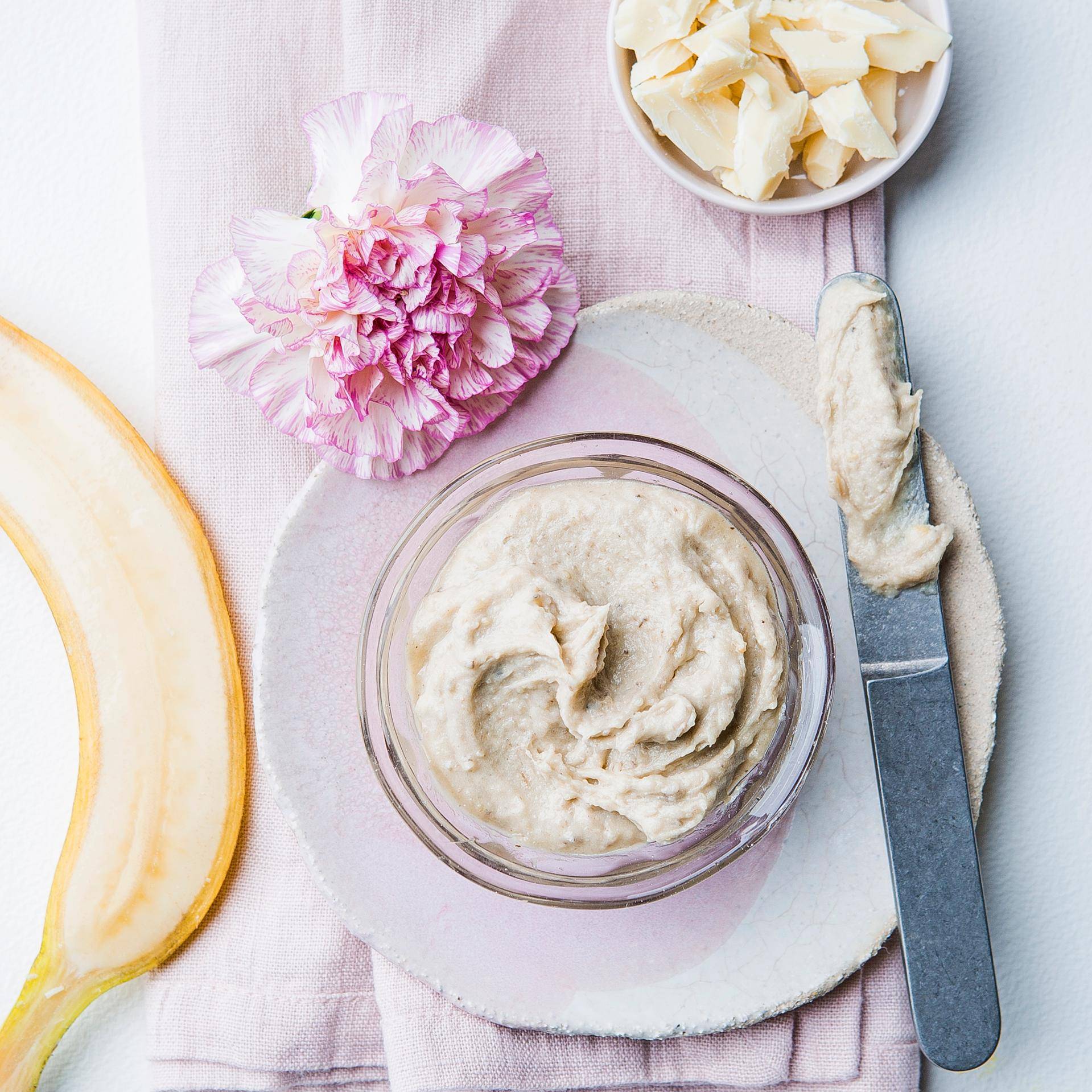 Krem bananowy z białą czekoladą - przepisy Cook4Me | Tefal