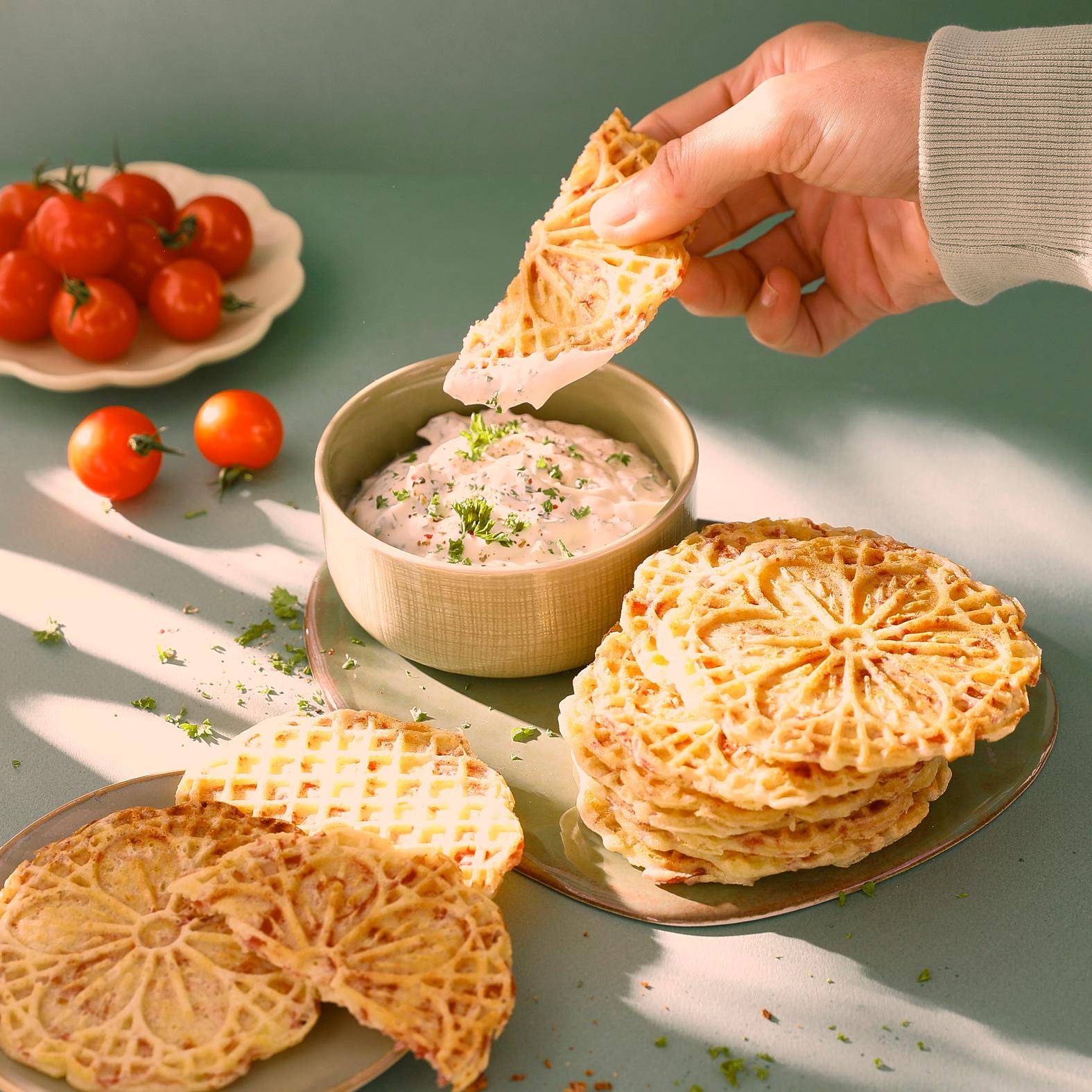 Bretzeli z szynką dojrzewającą - przepisy Snack Collection MECHANICAL | Tefal