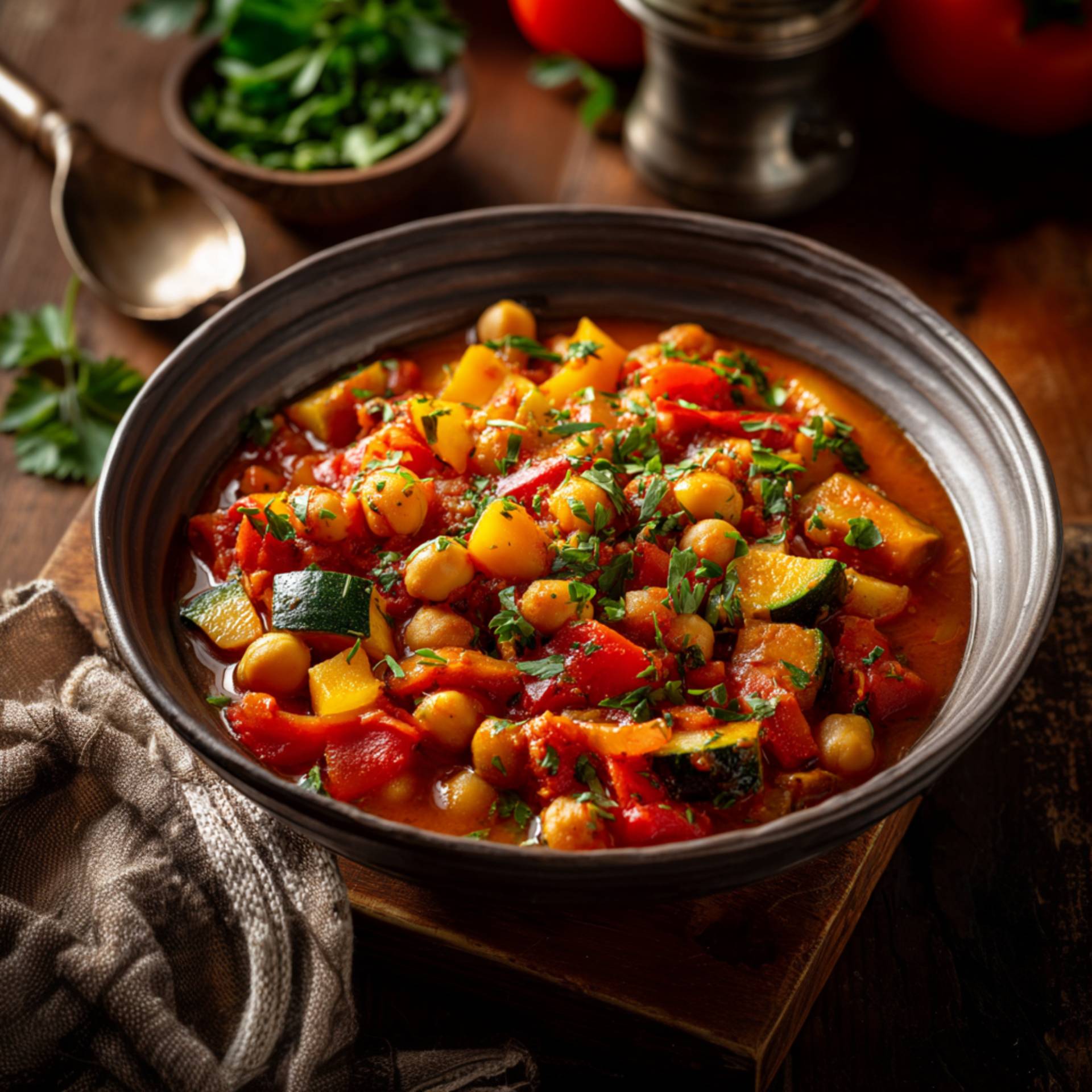 Leczo z ciecierzycą - przepisy Cook4Me | Tefal