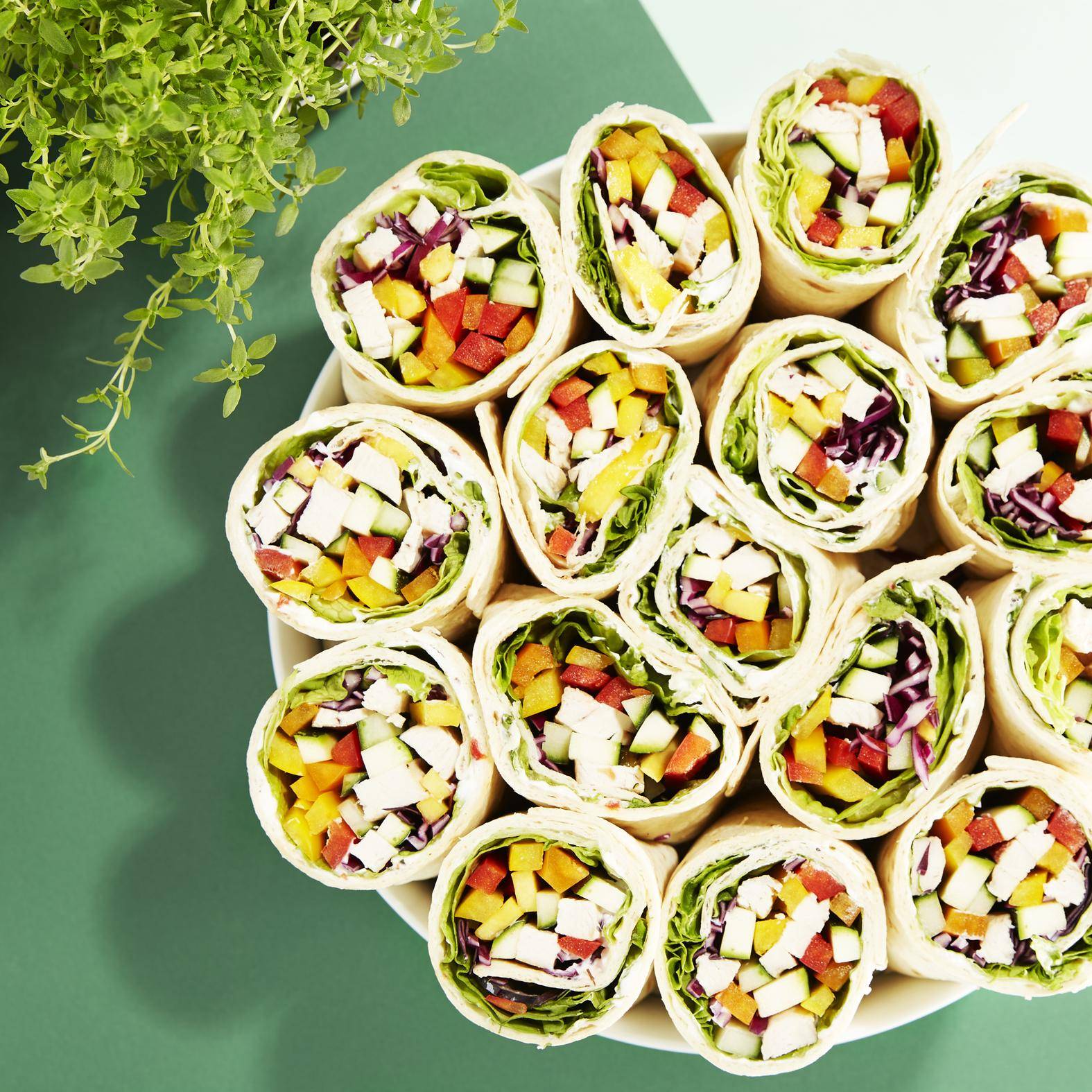 Wrapy z grillowanym kurczakiem - przepisy OptiGrill 2in1 | Tefal