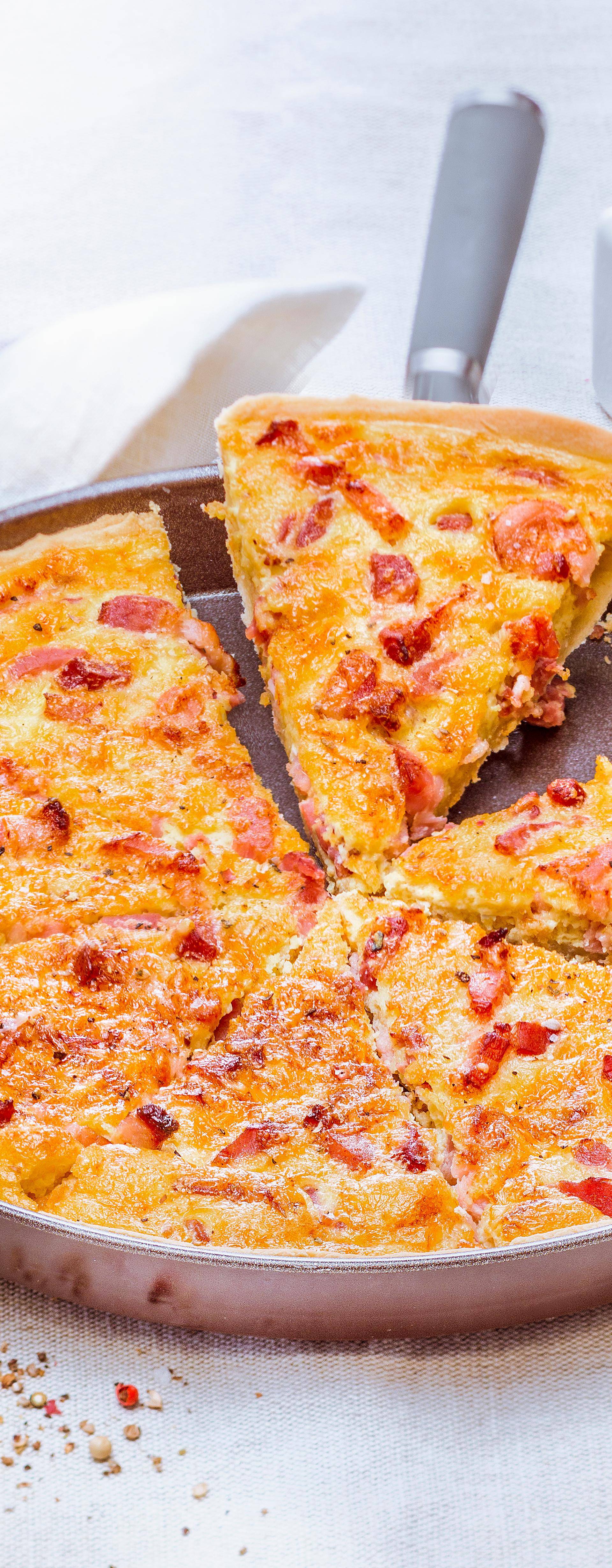 Quiche bez spodu - przepisy Cook4Me | Tefal