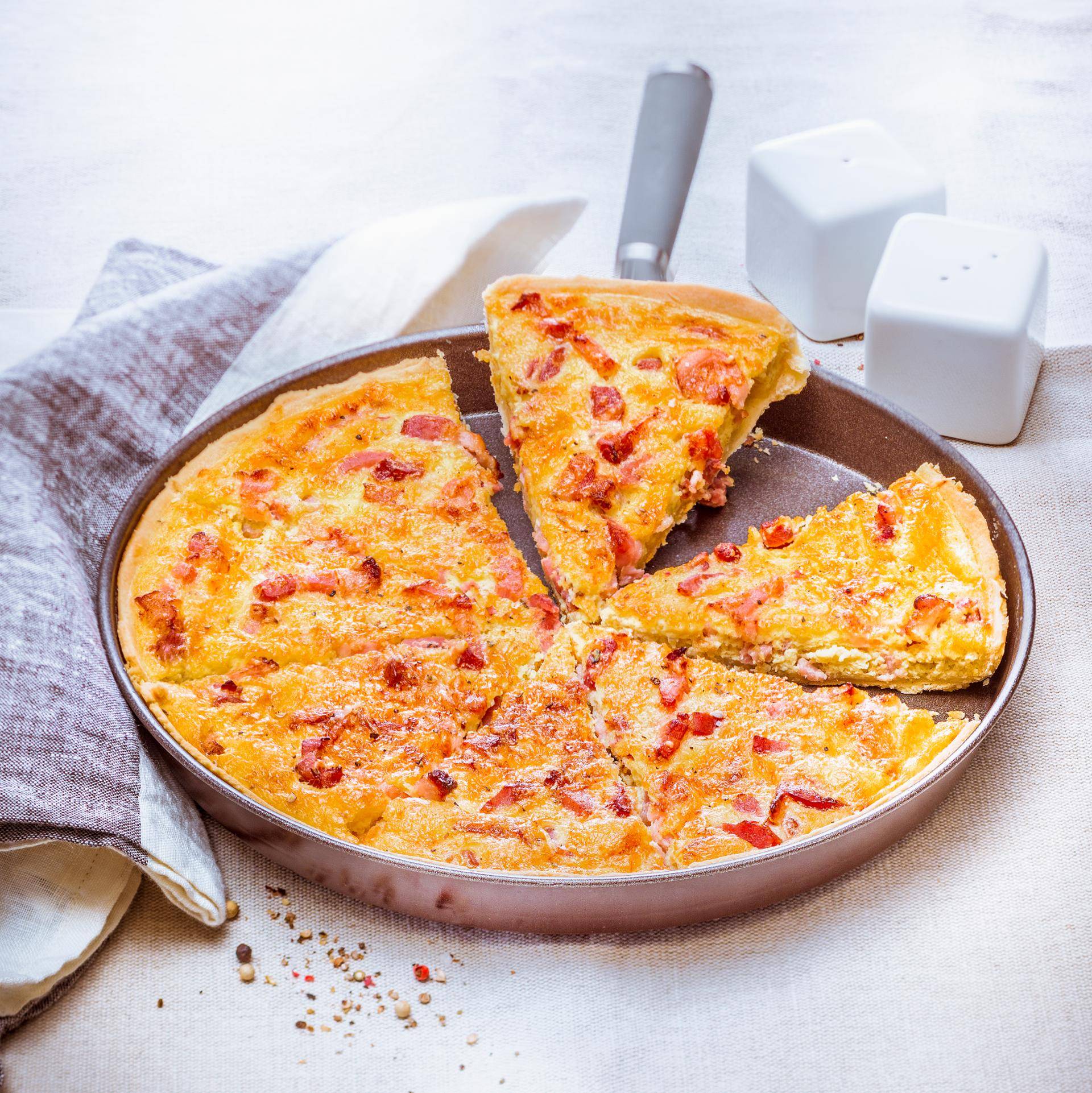 Quiche lorraine - przepisy Easy Fry XL Surface | Tefal