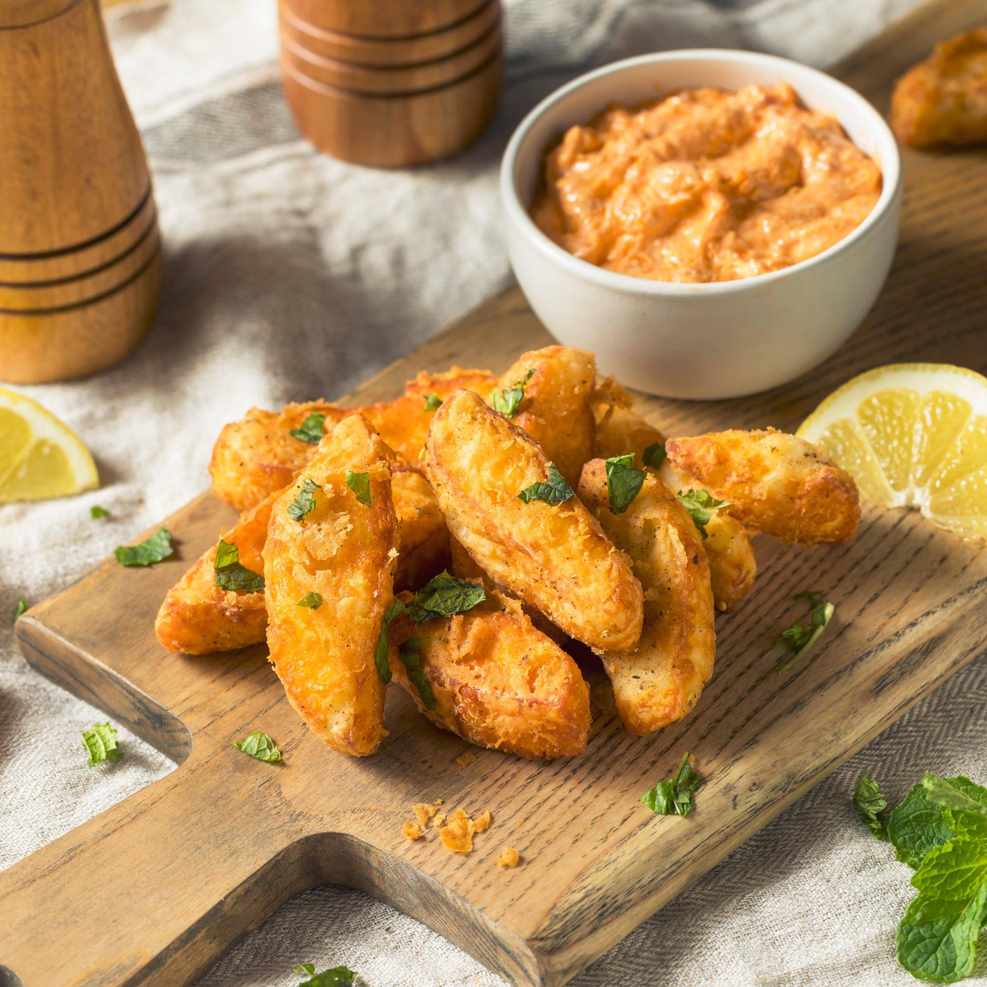 Frytki z halloumi - przepisy Easy Fry Mega | Tefal