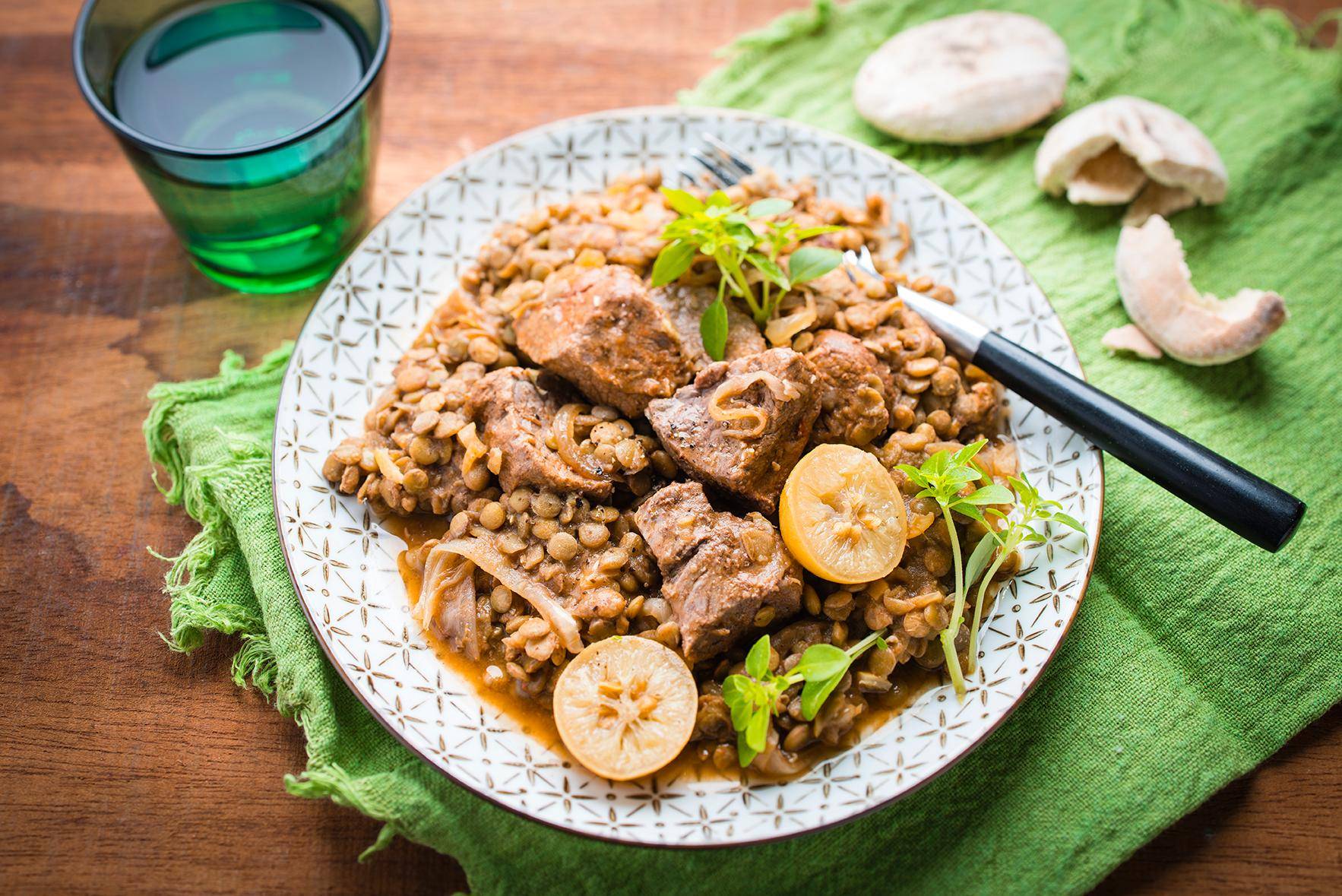 Wołowina z soczewicą i cytryną - przepisy Cook4Me | Tefal