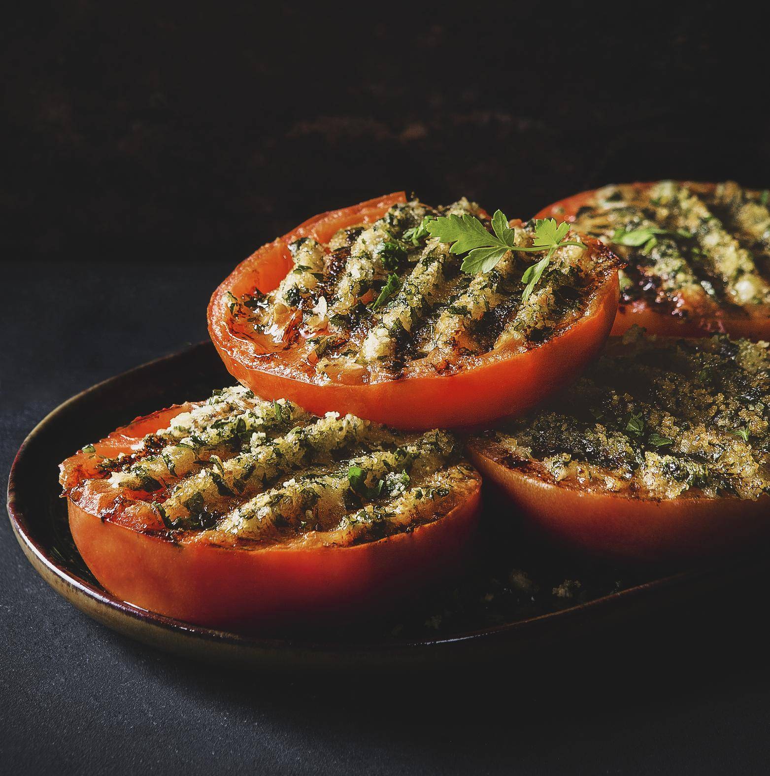 Pomidory po prowansalsku - przepisy Optigrill Elite | Tefal