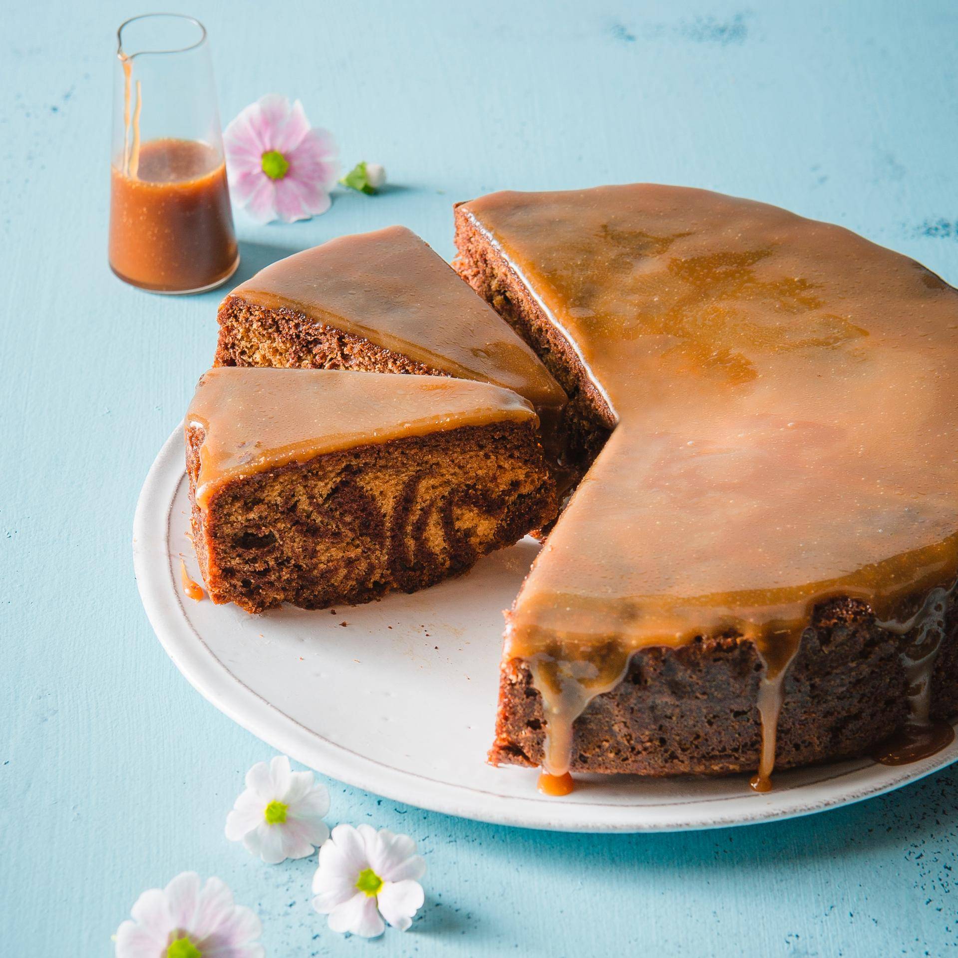 Karmelowo-czekoladowe ciasto marmurkowe - przepisy EASY FRY OVEN & GRILL 9 in 1 | Tefal