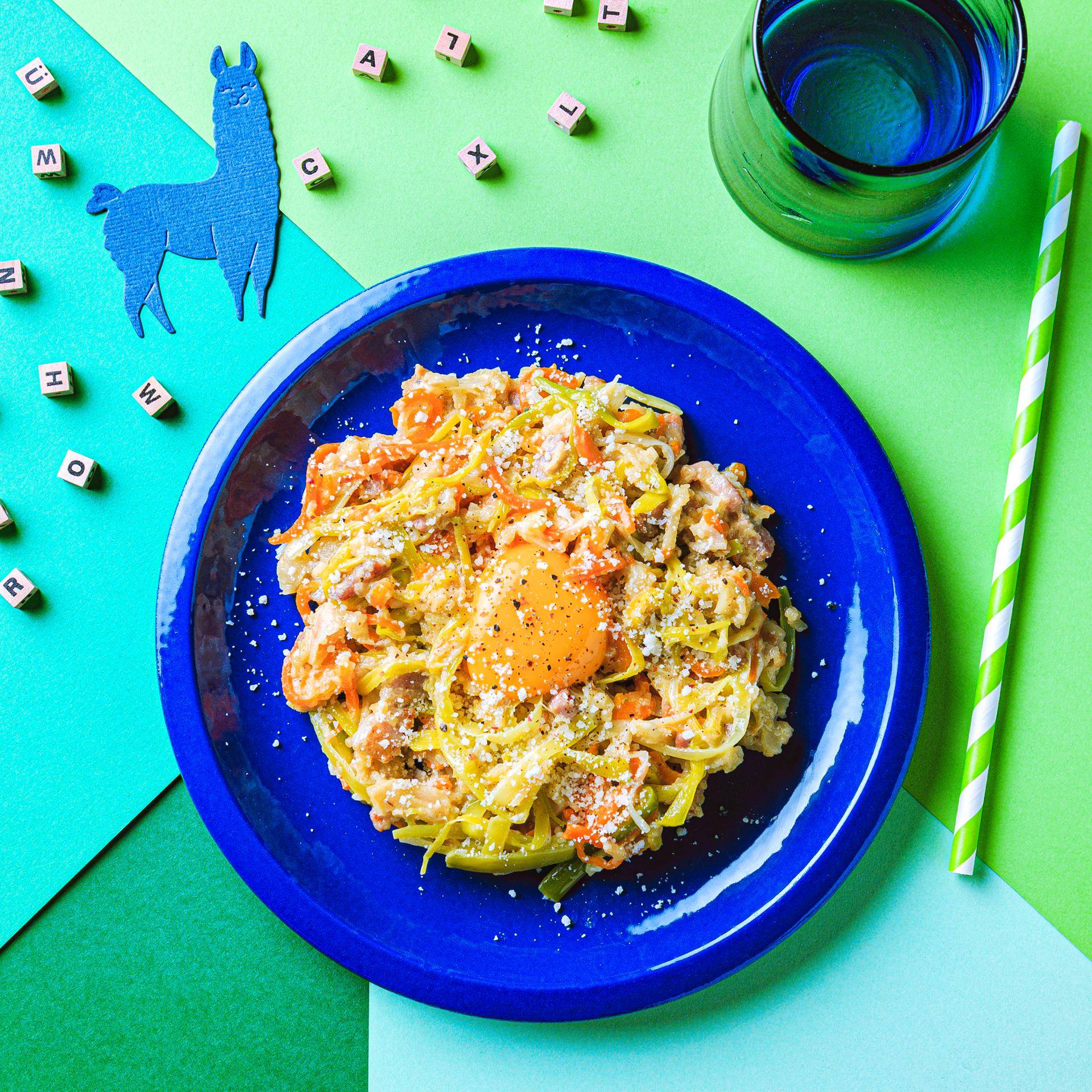 Warzywna carbonara - przepisy Cook4Me | Tefal