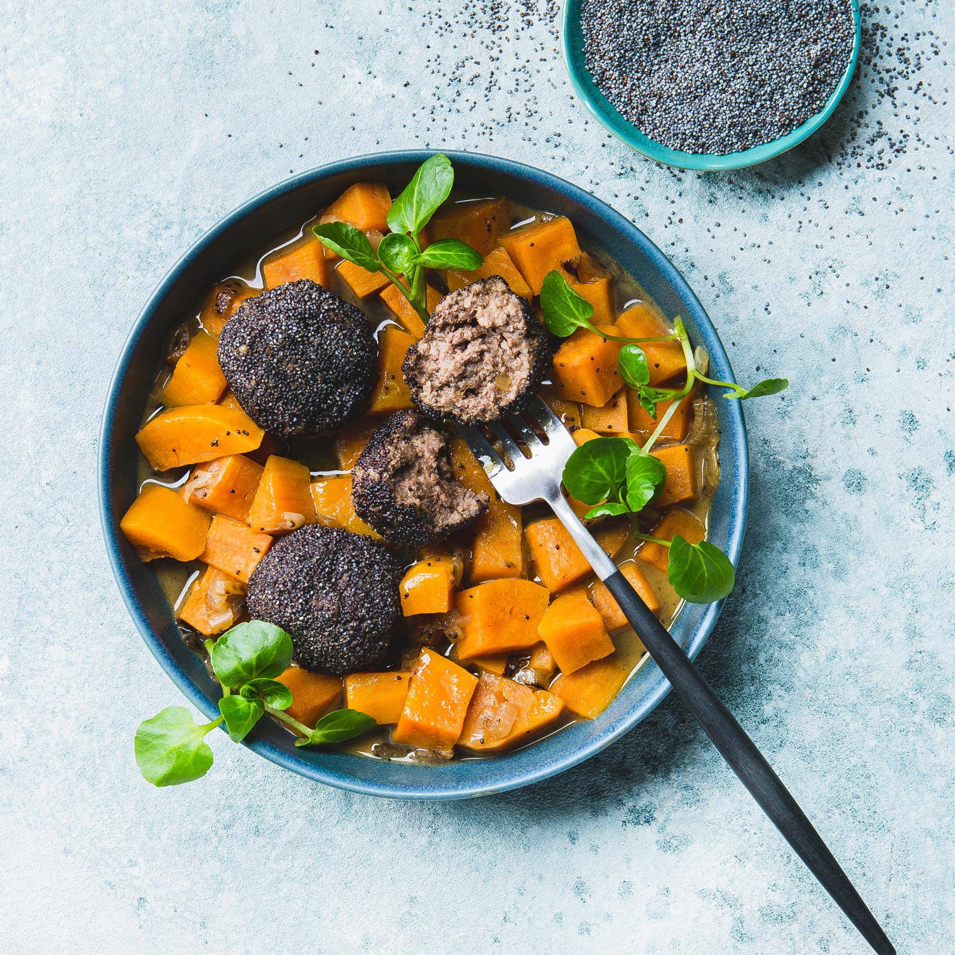 Klopsiki wołowe z makiem - przepisy Cook4Me | Tefal