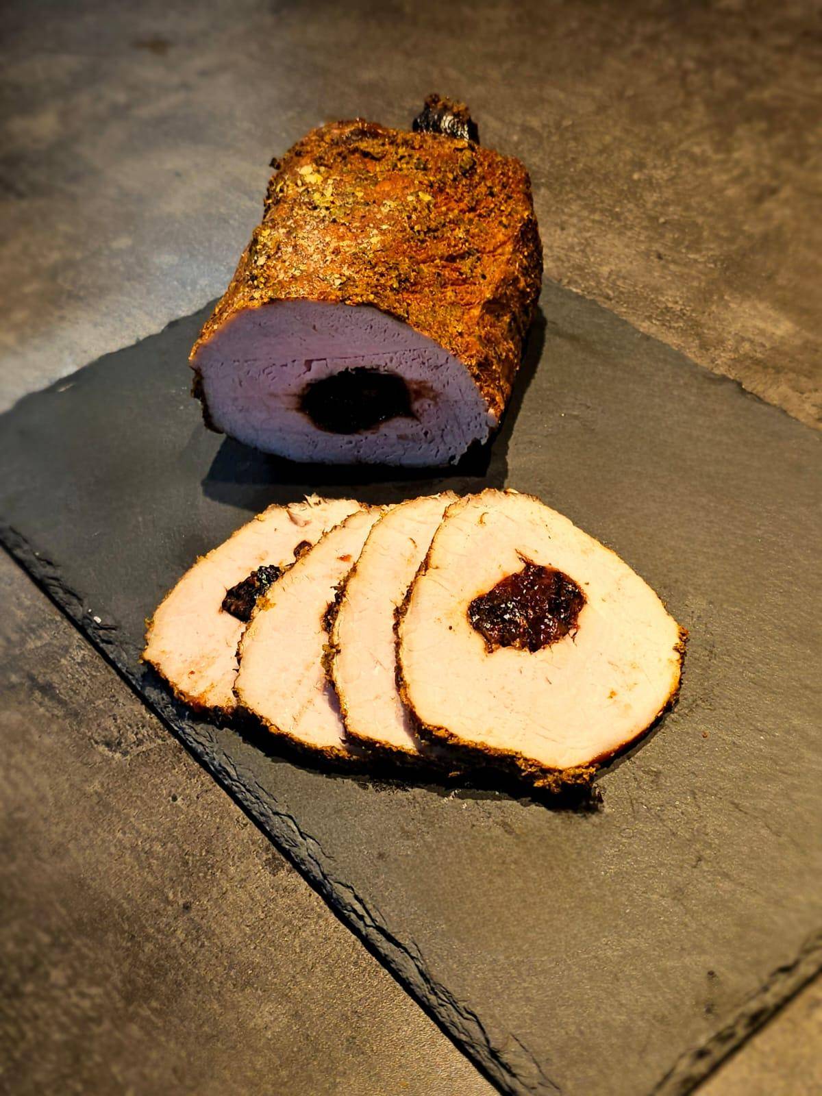 Schab nadziewany śliwką - przepisy Cookeo V3 | Tefal