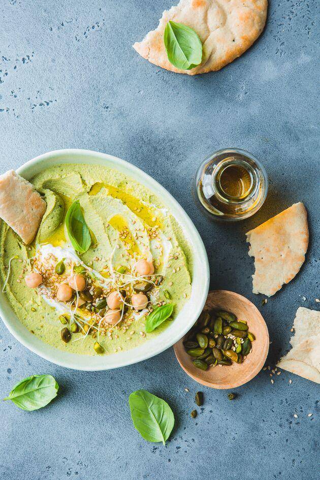 Hummus ze szpinaku i mięty - przepisy Perfectmix + | Tefal