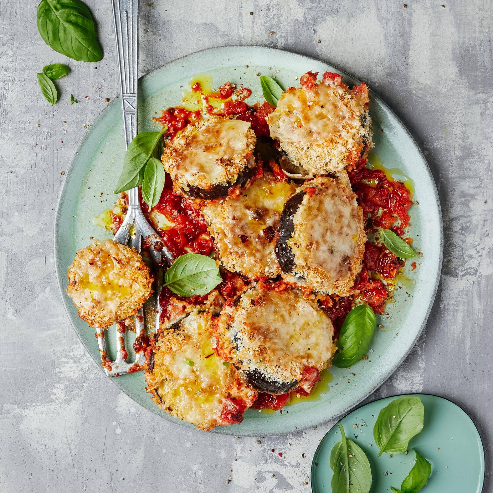 Chrupiące bakłażany z parmezanem - przepisy OptiGrill 2in1 | Tefal