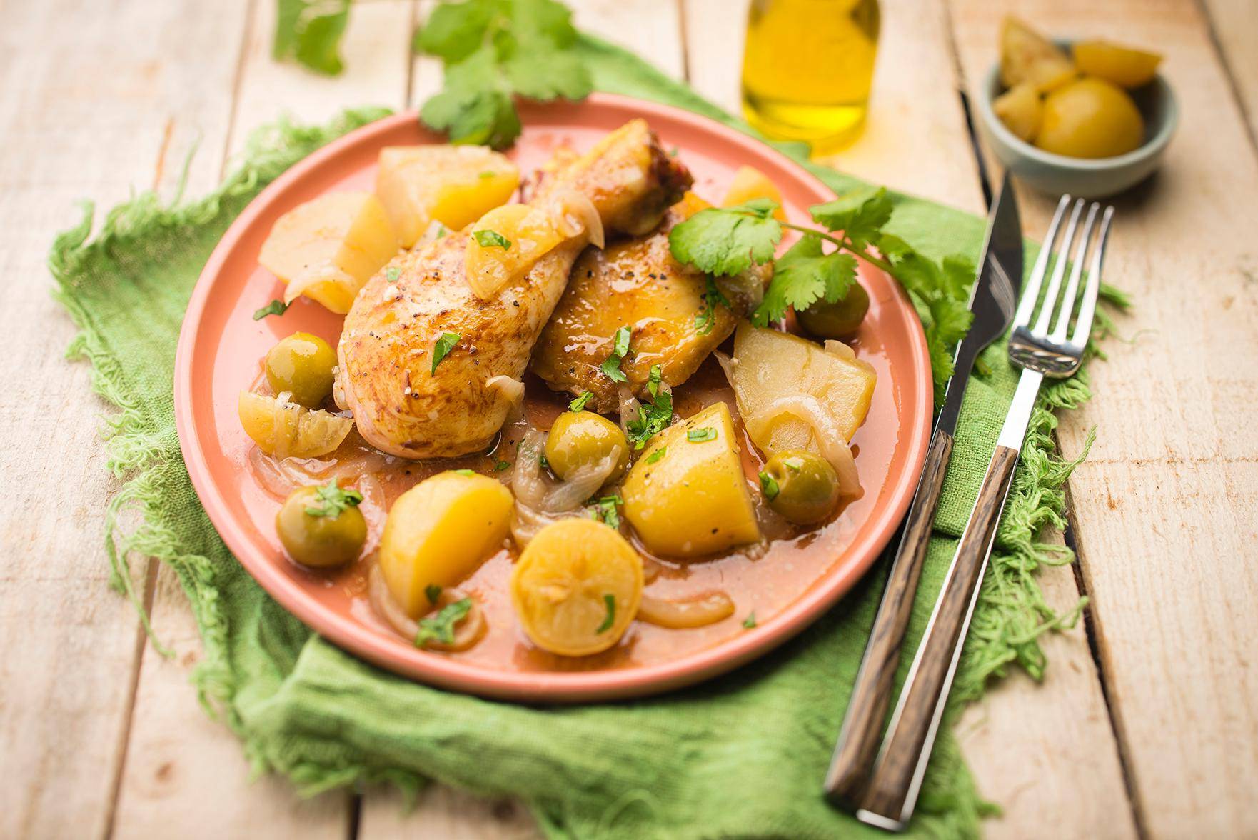 Kurczak ze skrystalizowaną cytryną - przepisy Cook4Me | Tefal