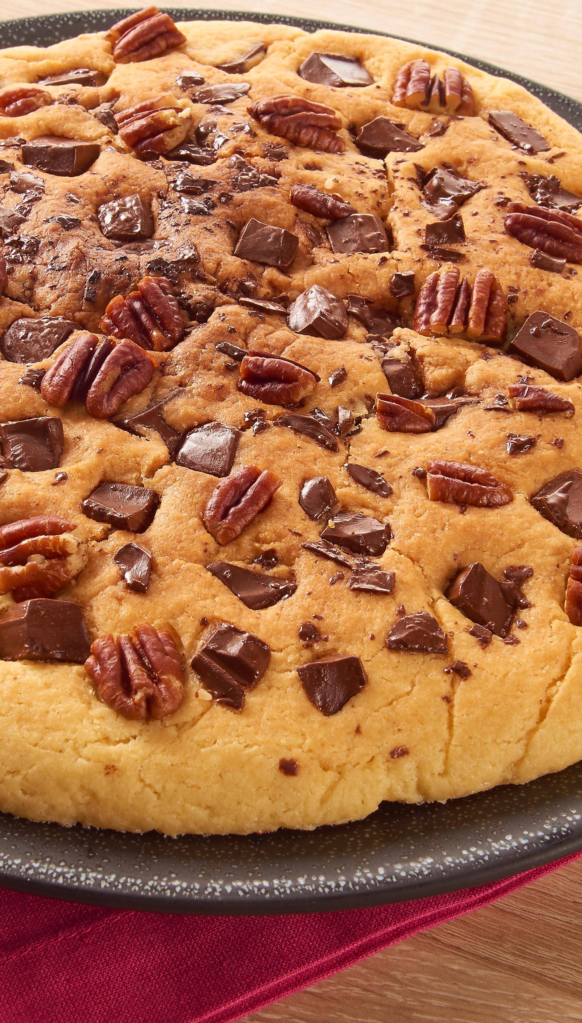 Wegańskie mini ciasteczka z płynnym środkiem z czekoladą i orzechami pekan - przepisy Cake Factory | Tefal