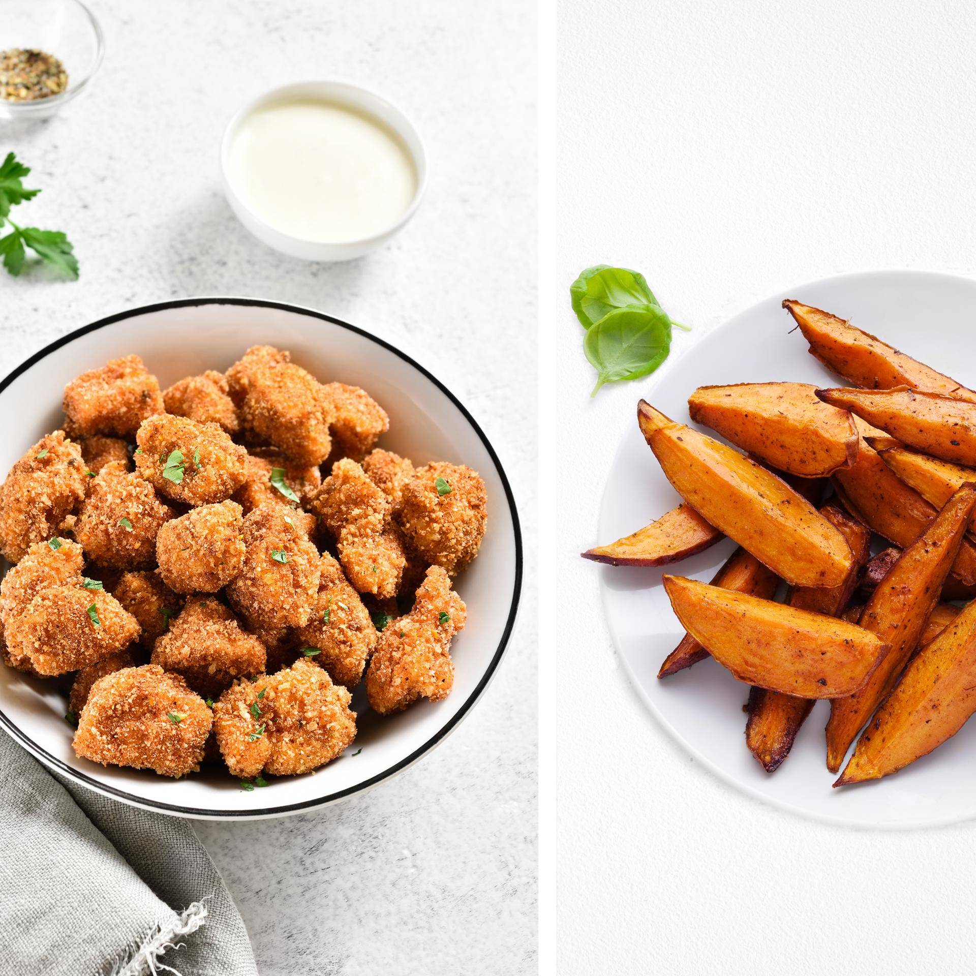 Kurczak cajun z batatami - przepisy Dual EasyFry&Grill | Tefal