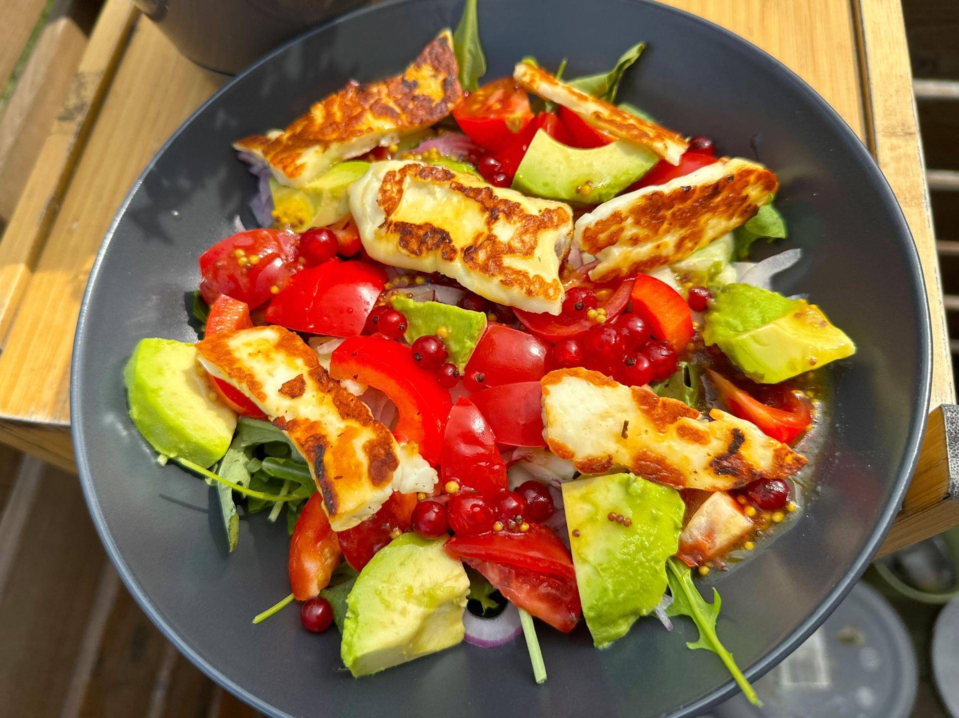 Sałatka z halloumi - przepisy Cook4Me | Tefal