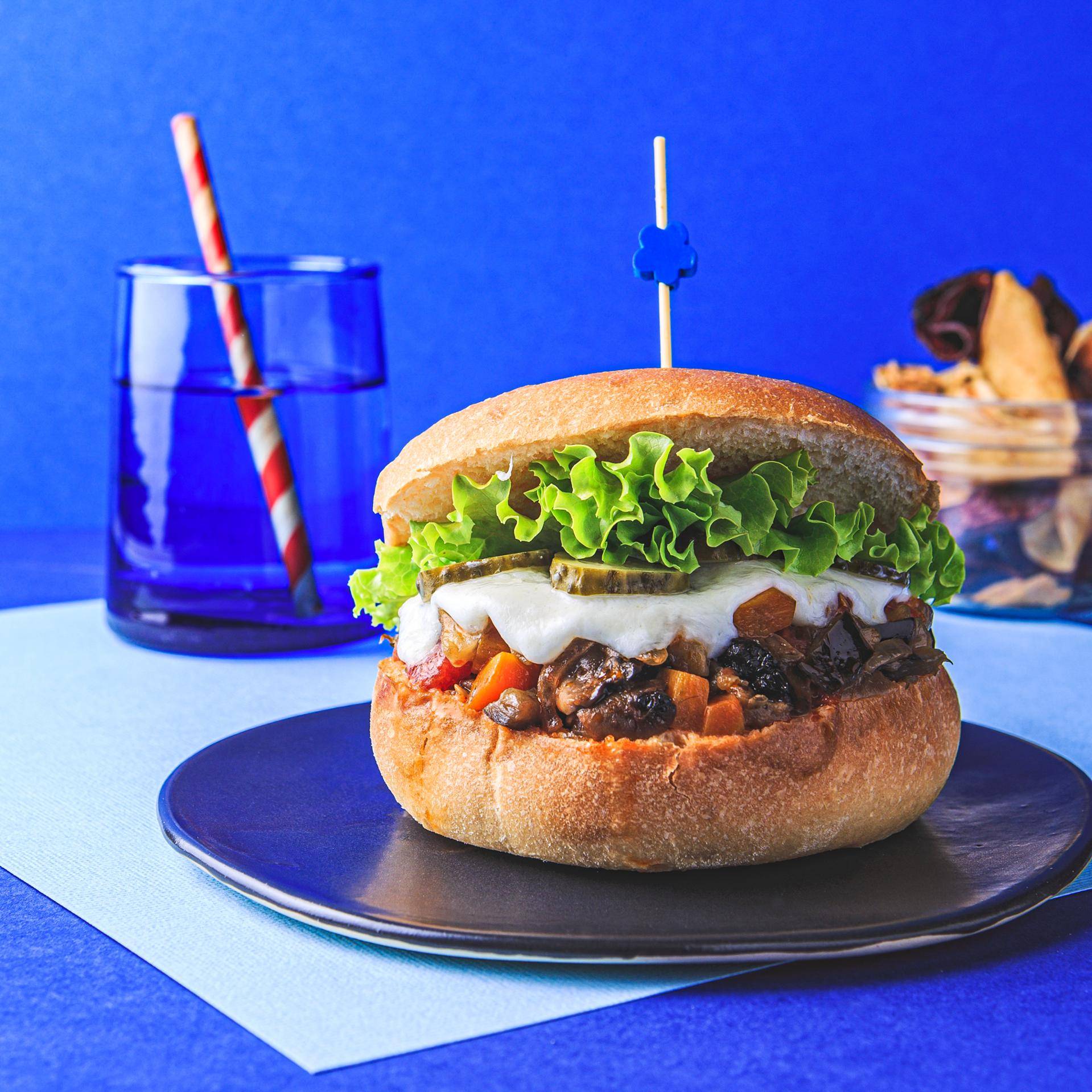 Warzywny cheesburger - przepisy Cook4Me | Tefal