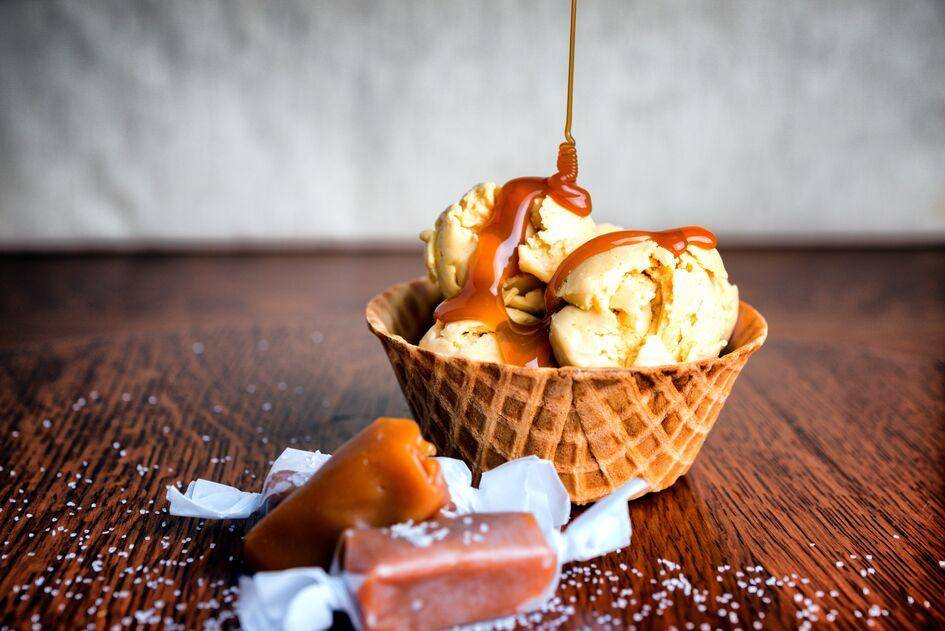 *Vegan ice-cream with date caramel - przepisy Blend up | Tefal