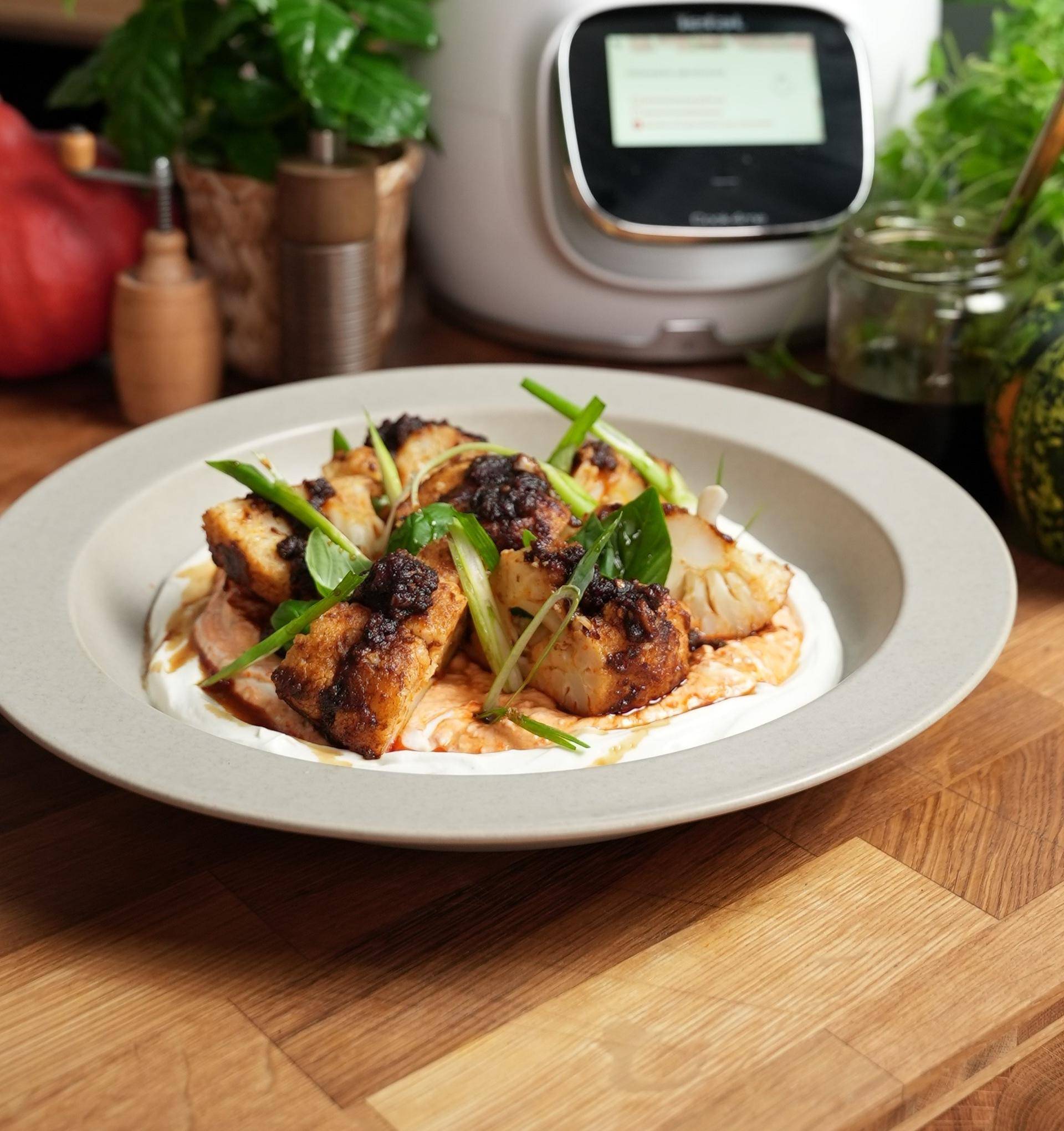 Paprykowy łosoś ze smażonymi cukiniowymi wstążkami - przepisy OptiGrill 2in1 | Tefal