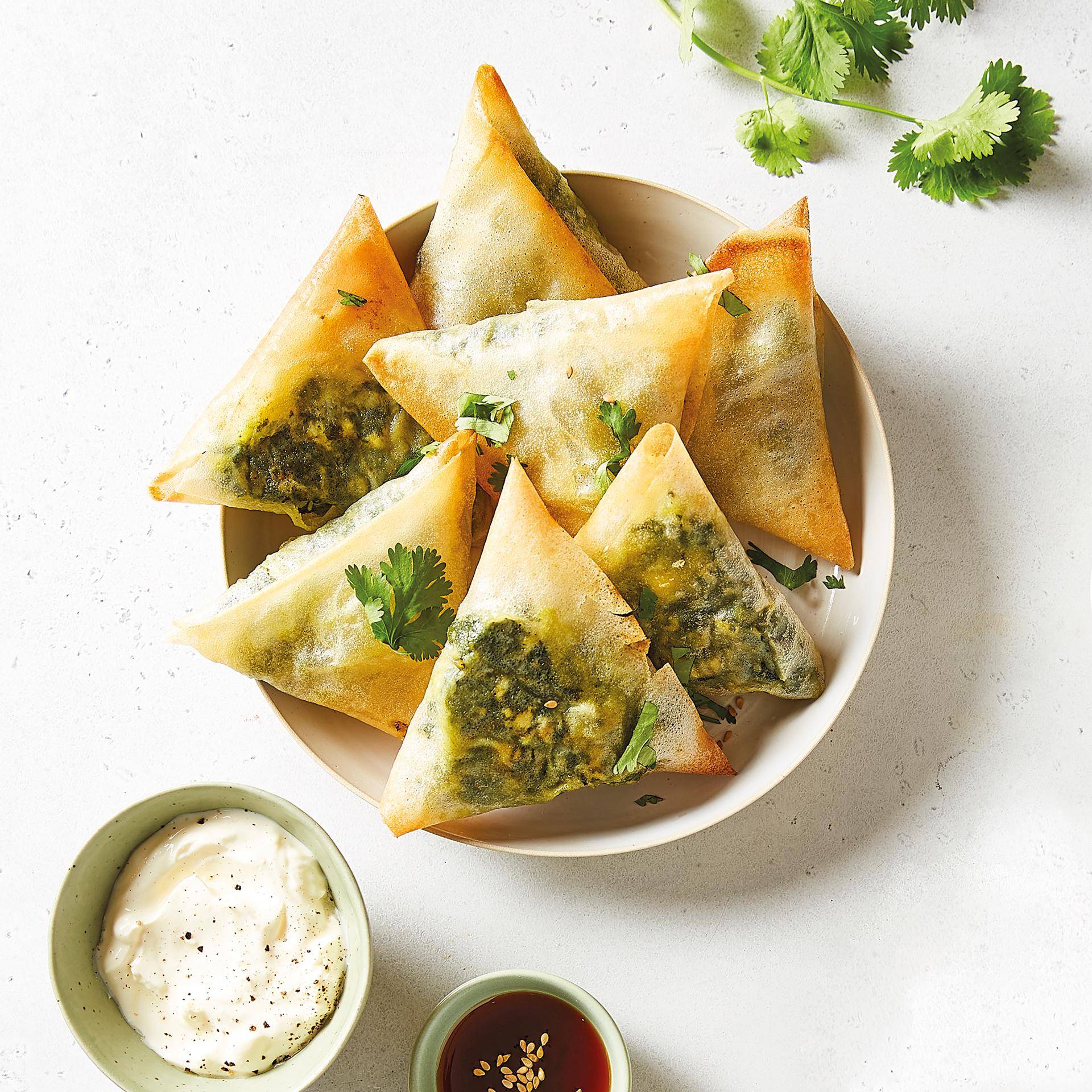 Indyjskie pierożki samosa - przepisy Easy Fry Mega | Tefal