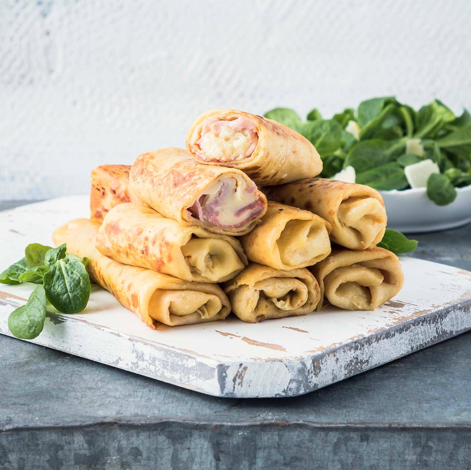 Naleśniki z szynką i sosem beszamelowym z parmezanem - przepisy Kitchen Machines Touch/Touch + | Tefal