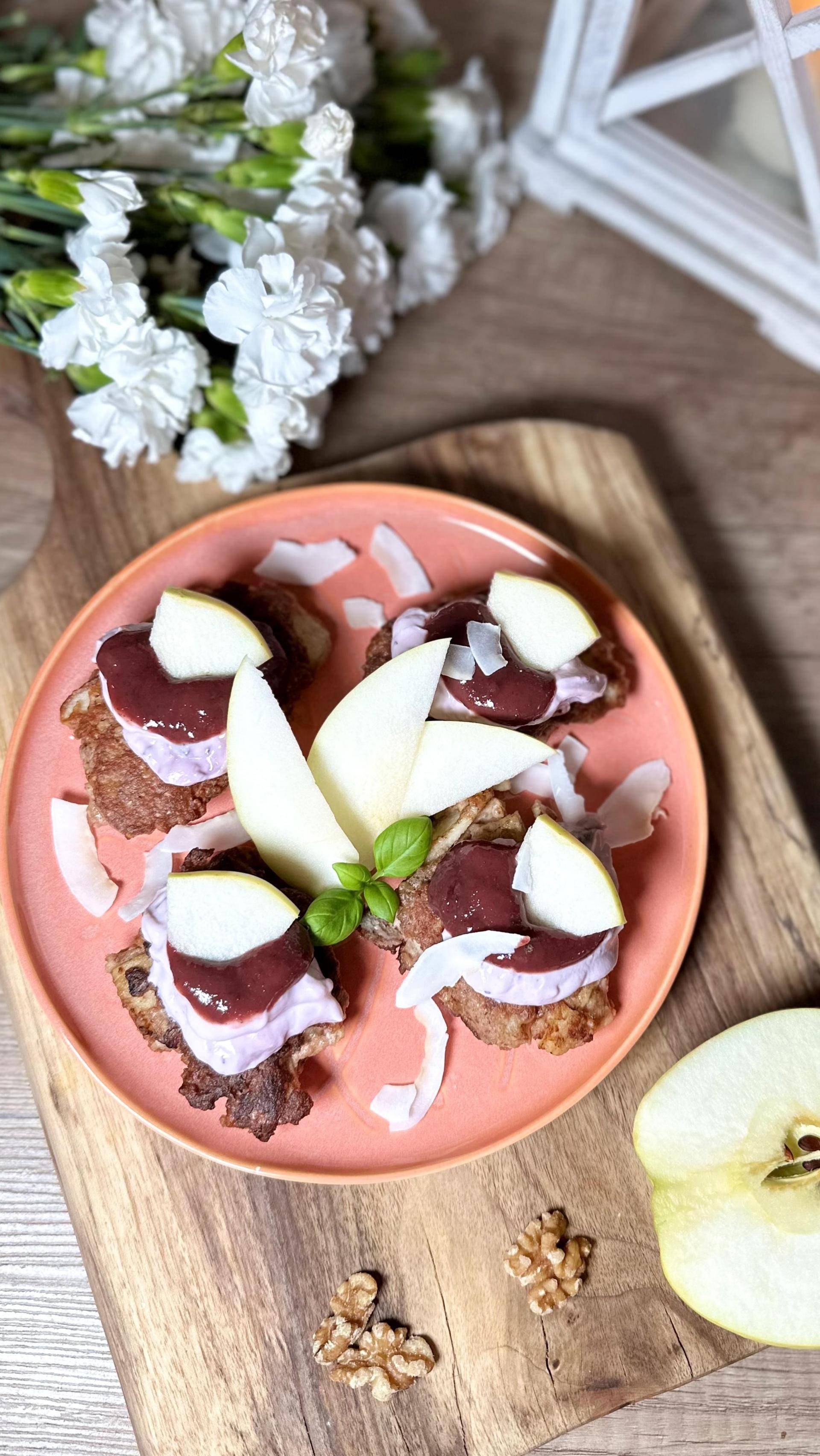 Keto racuchy z jabłkami - przepisy Cook4Me | Tefal