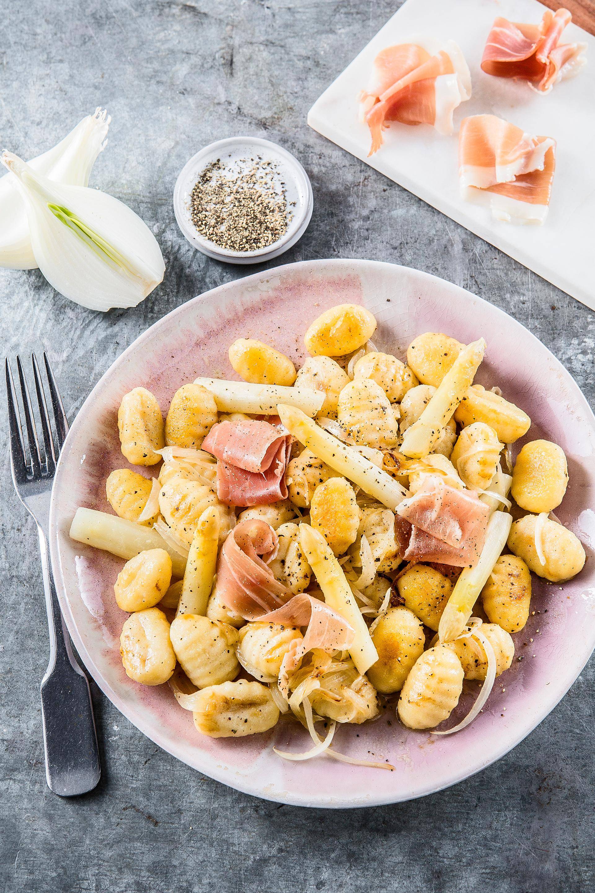 Gnocchi z białymi szparagami - przepisy Cook4Me | Tefal