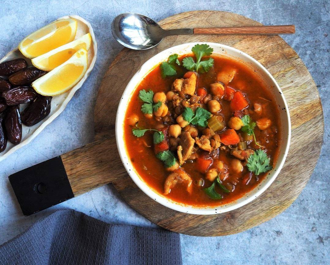 Harira z kurczakiem wg Kiszki - przepisy Cook4Me | Tefal
