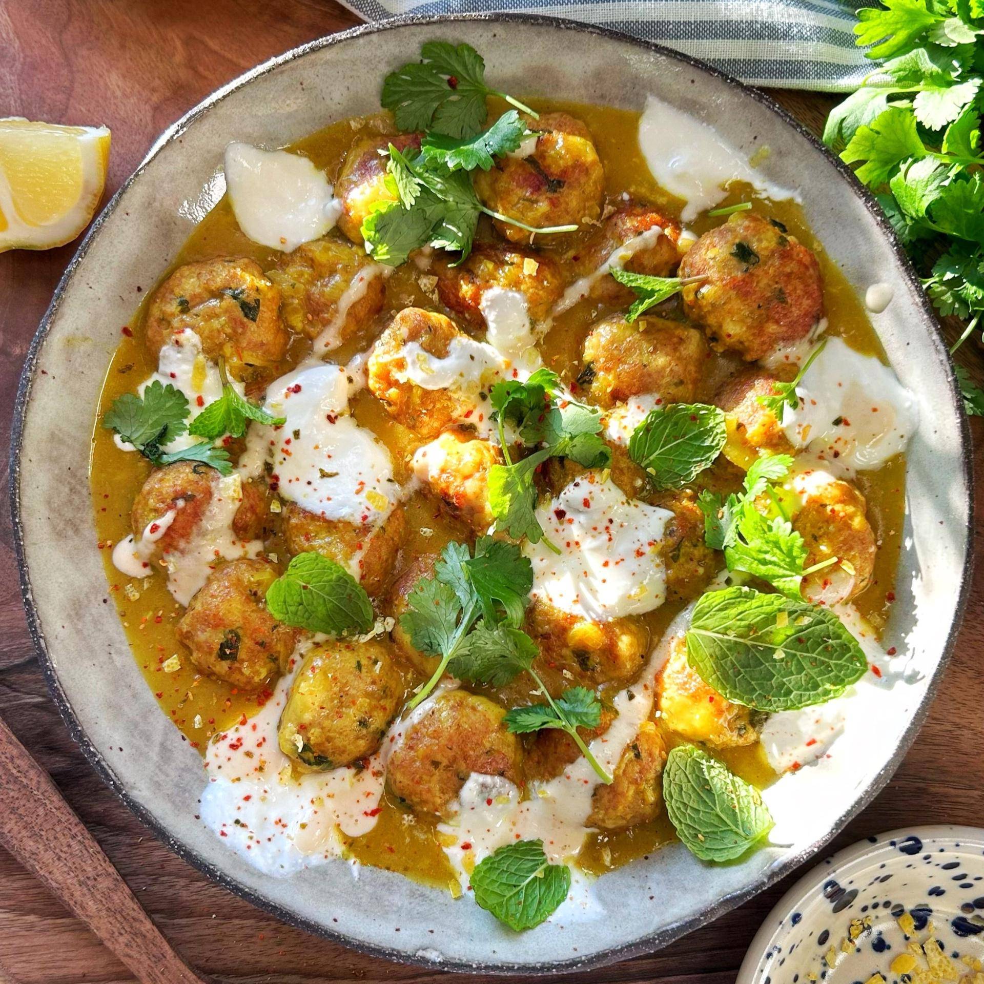 Klopsiki curry z indyka - przepisy Cookeo V3 | Tefal