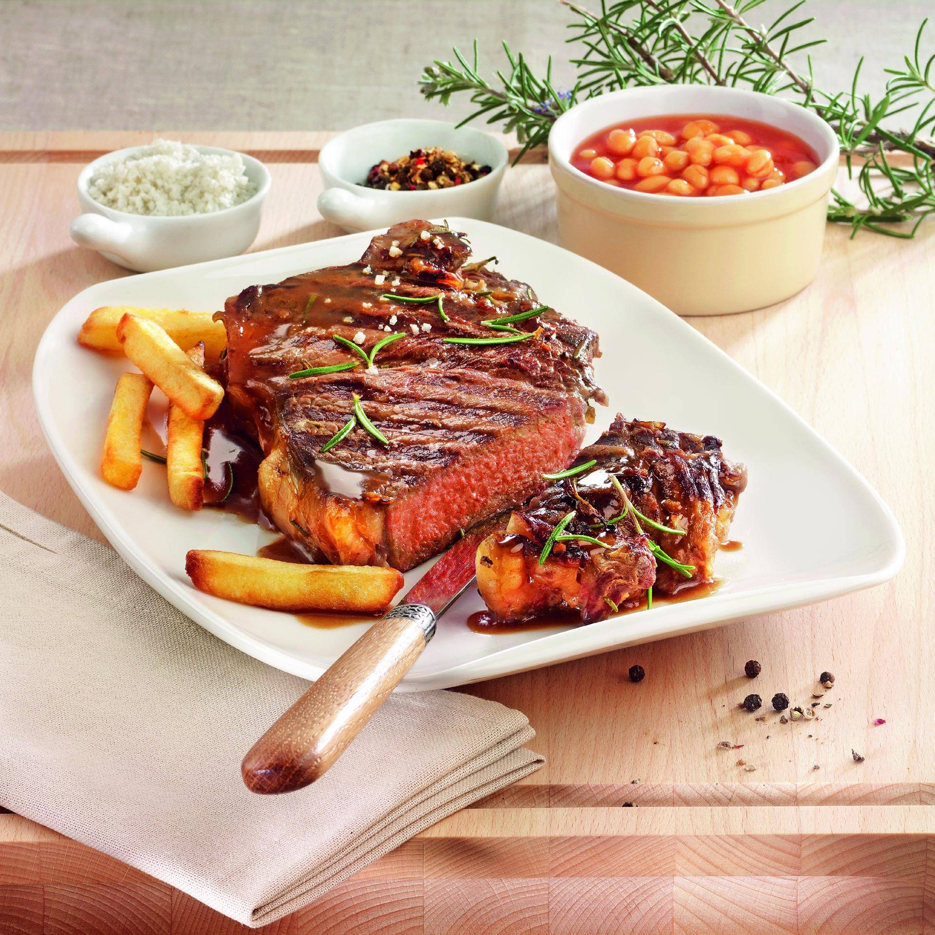 Stek marynowany w whiskey w stylu preriowego miasteczka - przepisy OptiGrill + | Tefal
