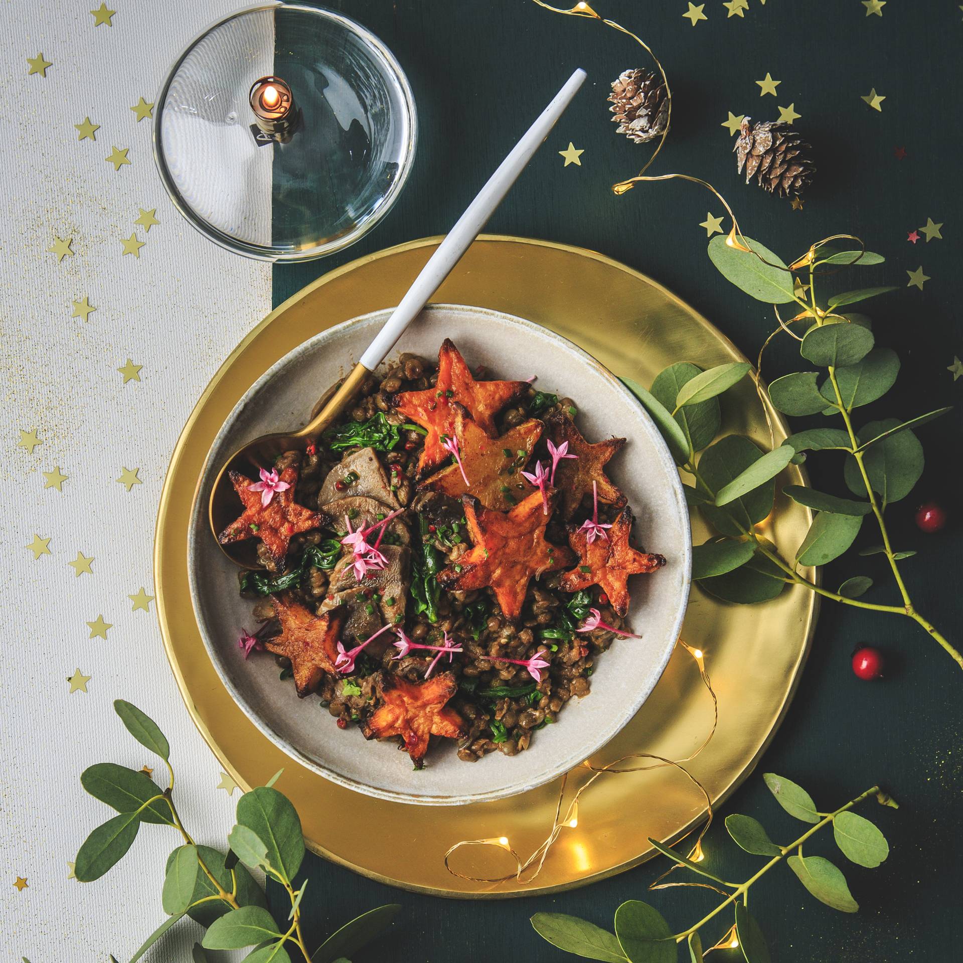 Bowle z soczewicą i grzybami - przepisy Cook4Me | Tefal