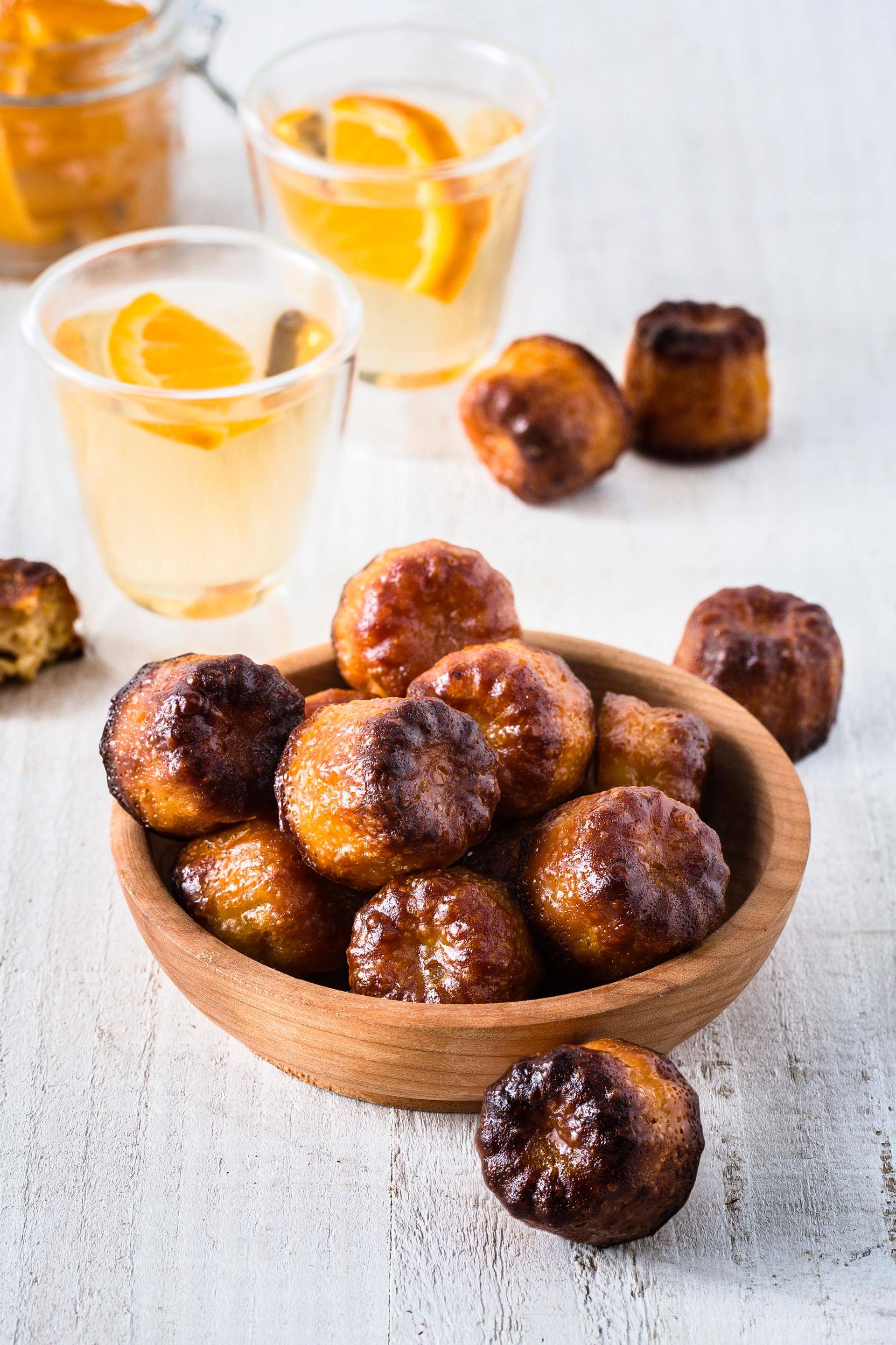 Mini cannelés z pomarańczą - przepisy Cake Factory | Tefal