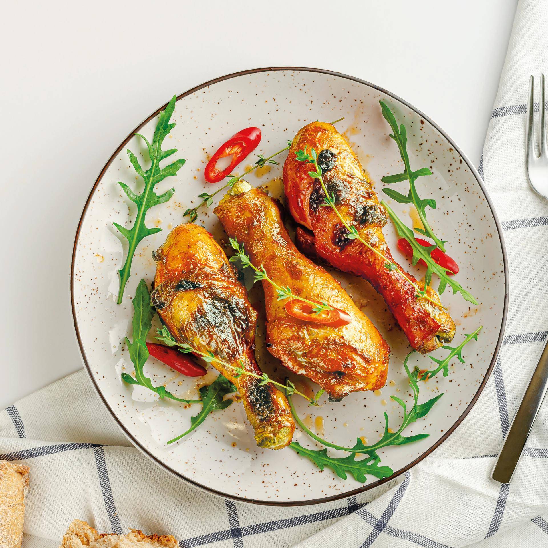 Pałki z kurczaka tandoori - przepisy Easy Fry Compact | Tefal