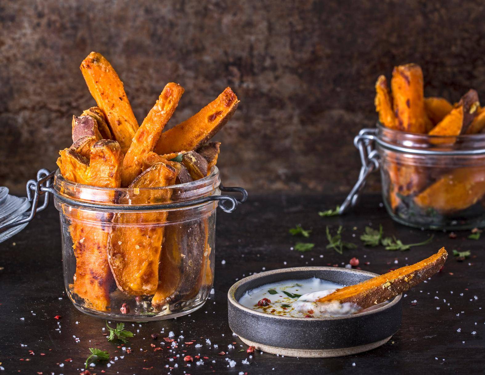 Frytki z batatów - przepisy Easy Fry Mega | Tefal