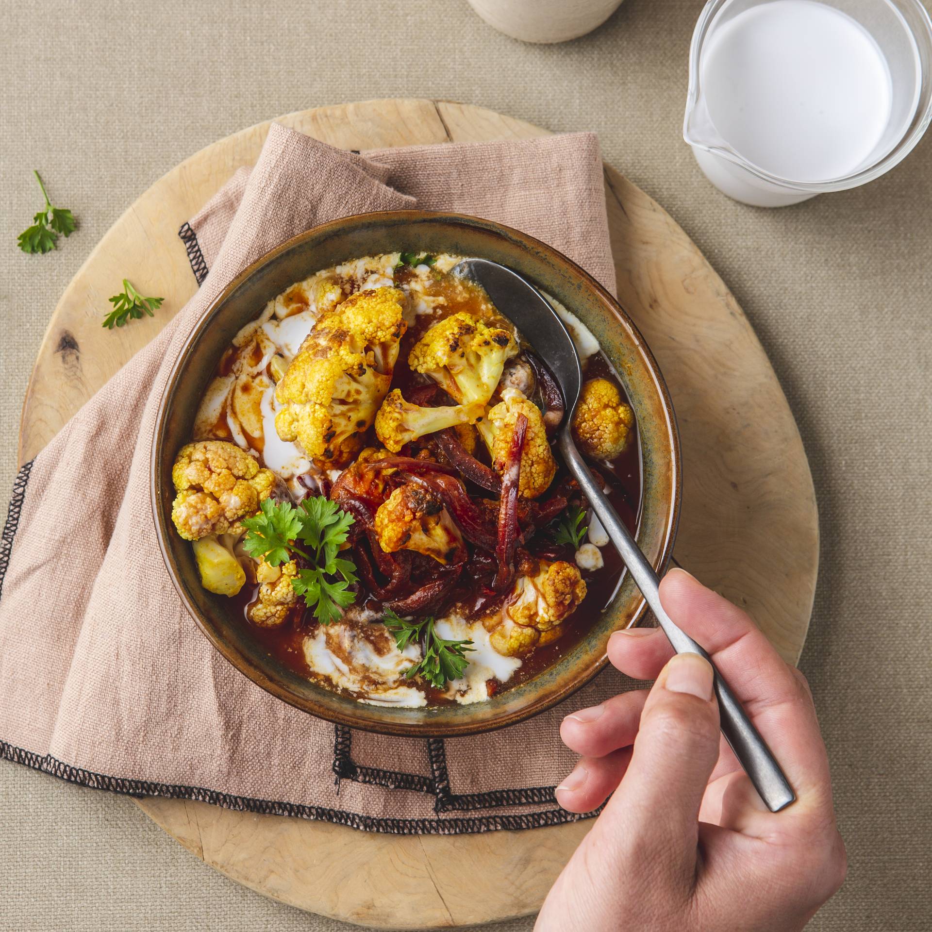 Kalafior po indyjsku - przepisy Cook4Me | Tefal