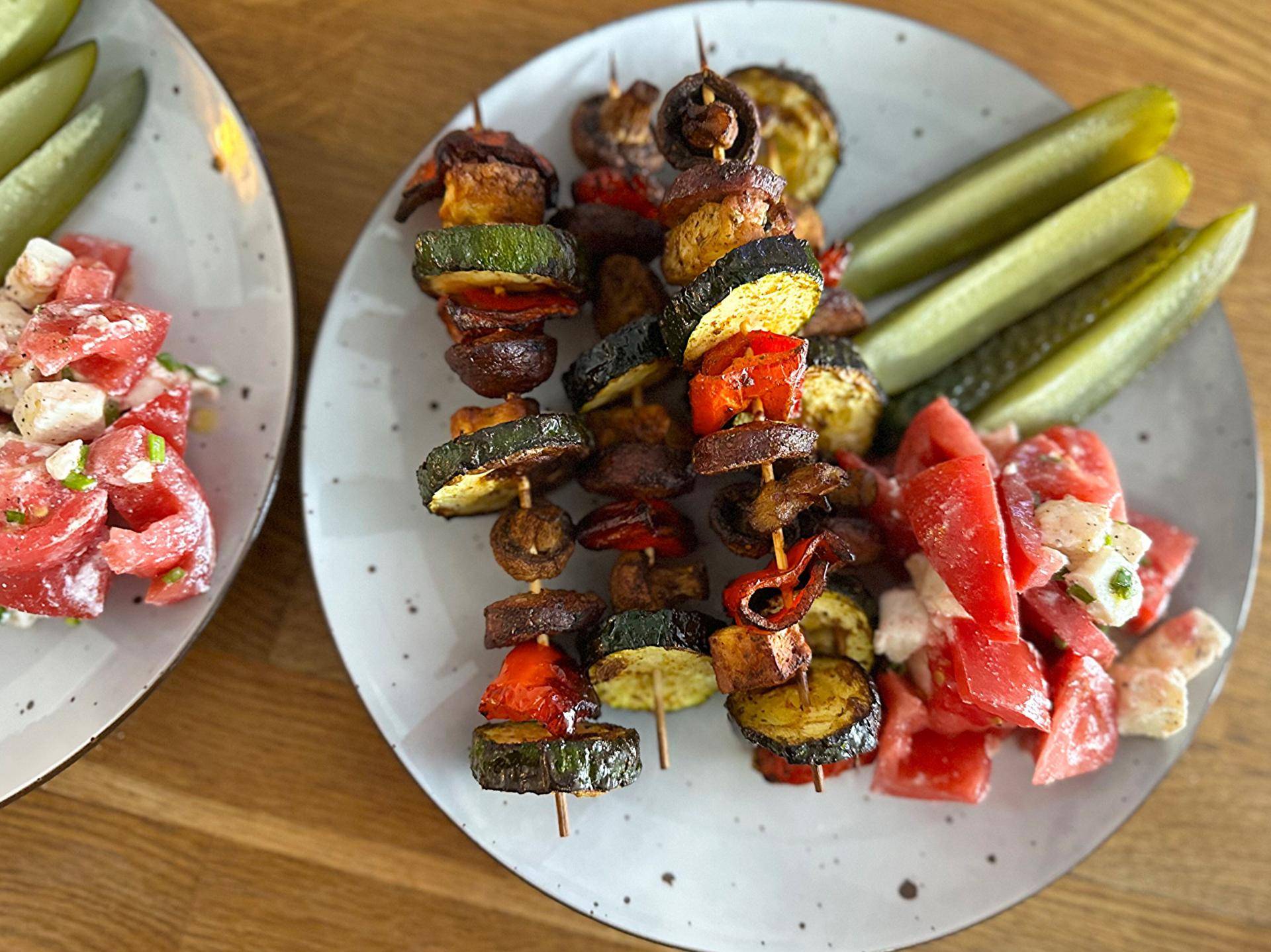 Szaszłyki z kiełbasą - przepisy Cook4Me | Tefal