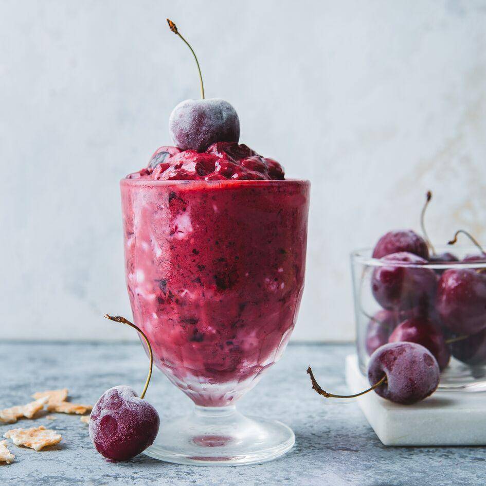 Mrożony jogurt wiśniowy - przepisy Perfectmix + | Tefal