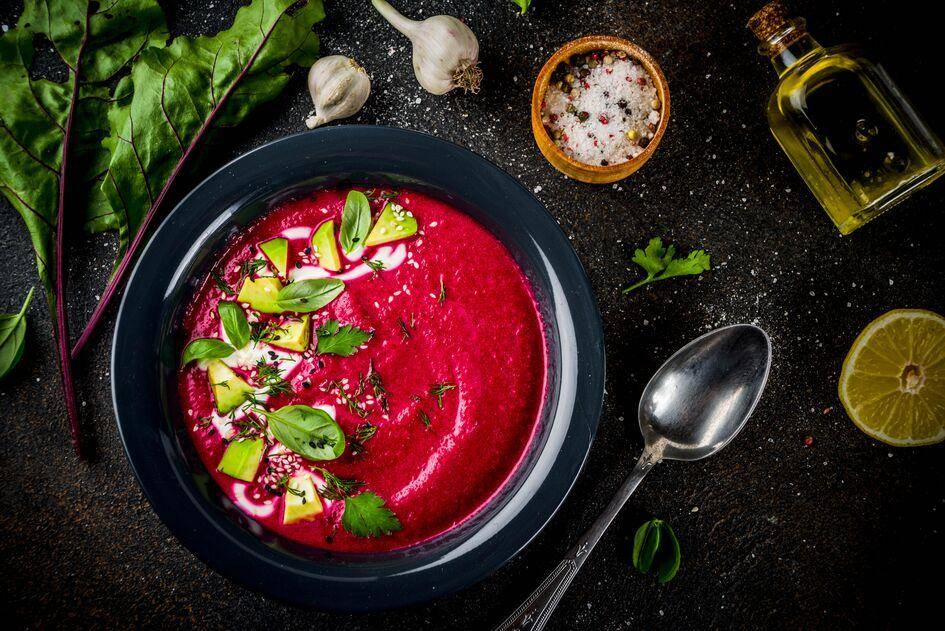 Gazpacho z buraków i świeżej bazylii - przepisy Perfectmix + | Tefal
