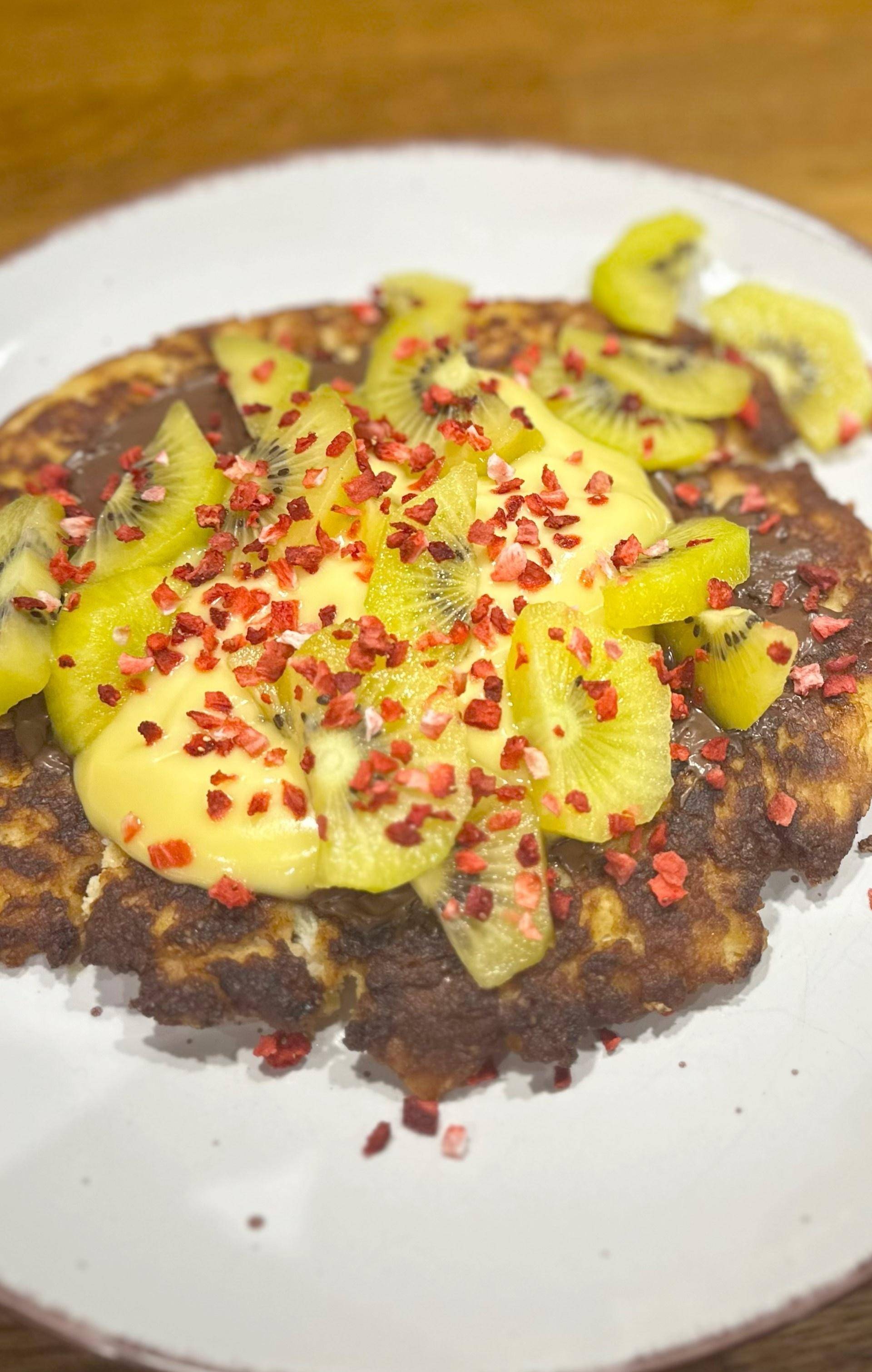 Omlet jabłkowo-kokosowy bez mąki - przepisy Cook4Me | Tefal