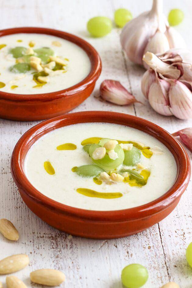 Kremowe gazpacho z migdałów i czosnku - przepisy Perfectmix + | Tefal