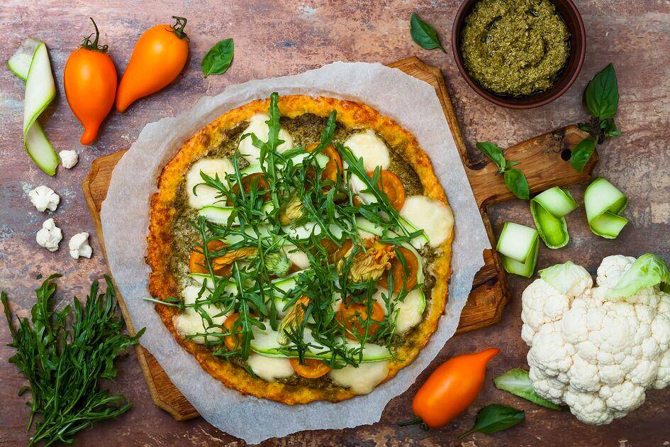 Pizza z kalafiorową skórką - przepisy Perfectmix + | Tefal