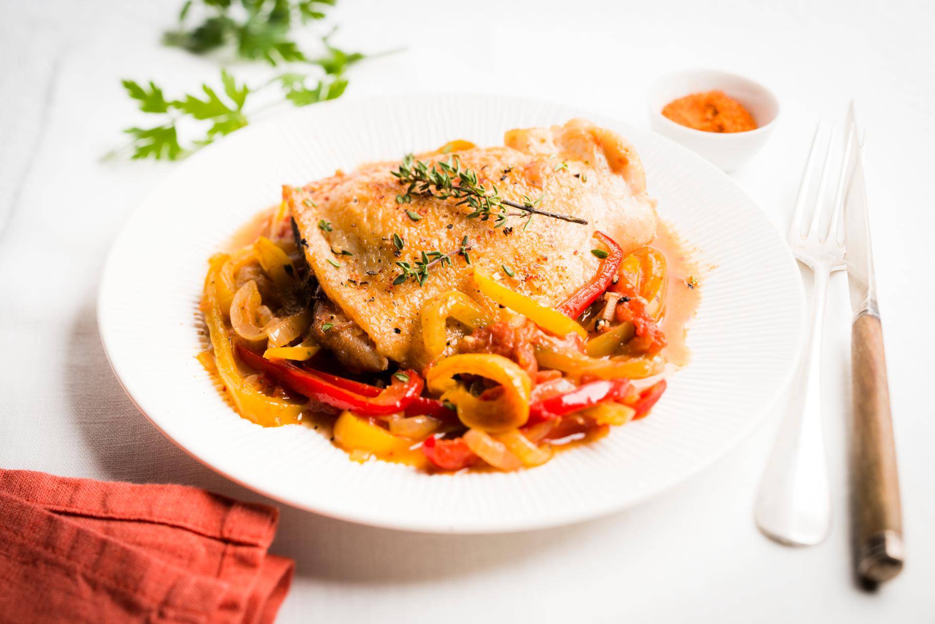 Kurczak po baskijsku - przepisy Cook4Me | Tefal