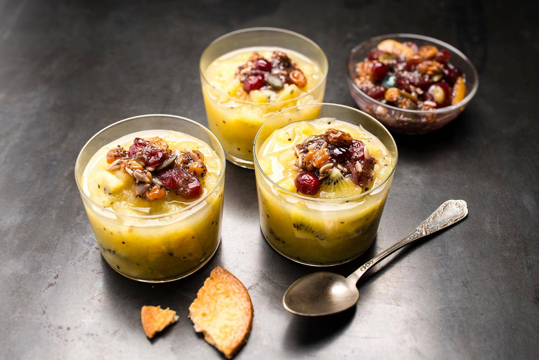 Deser z jabłek i kiwi - przepisy Cook4Me | Tefal