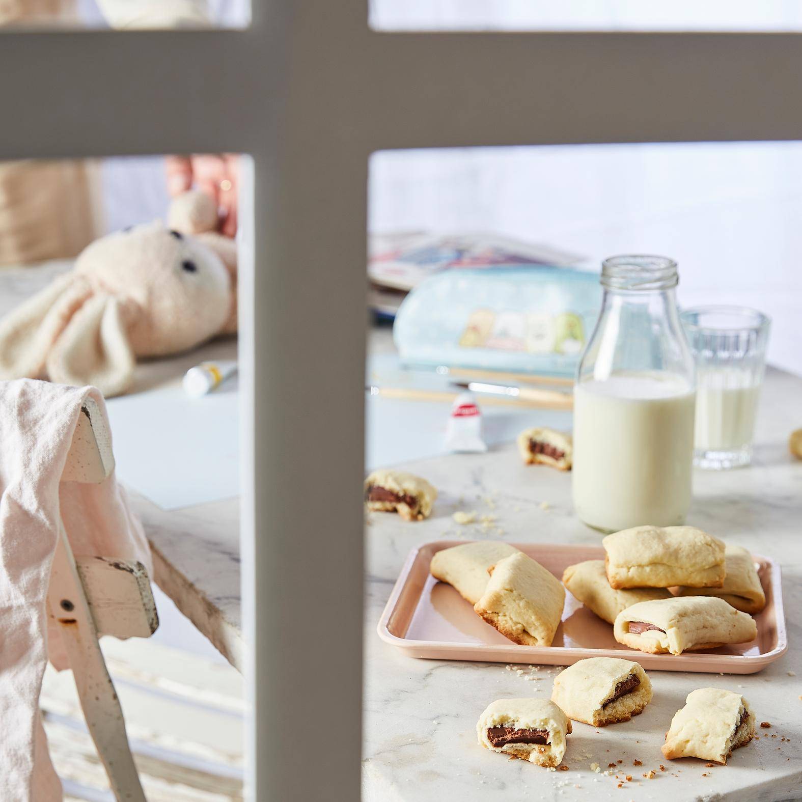 Bułeczki maślane nadziewane czekoladą - przepisy Cake Factory | Tefal